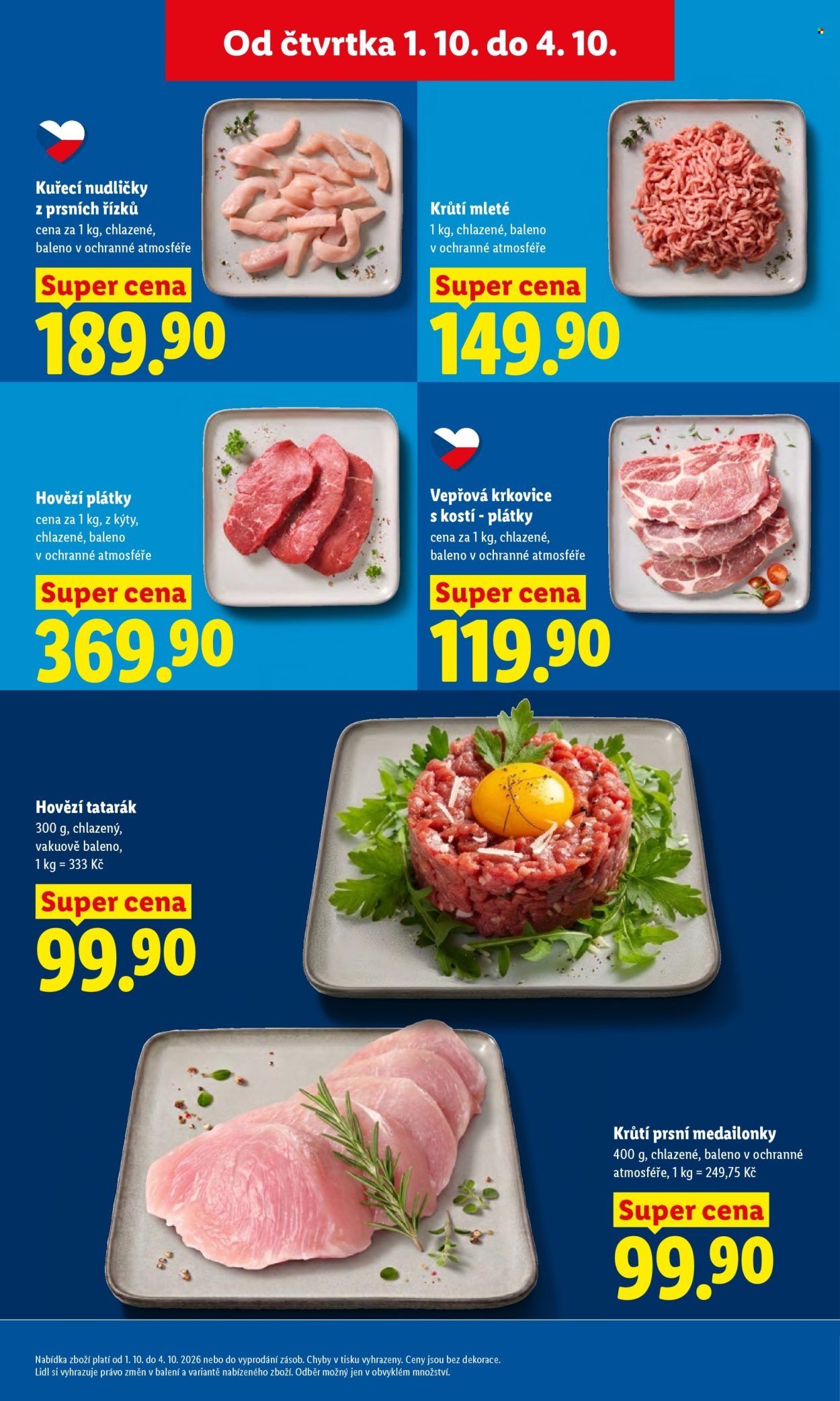 LIDL leták - Od čtvrtka 1.10.2026