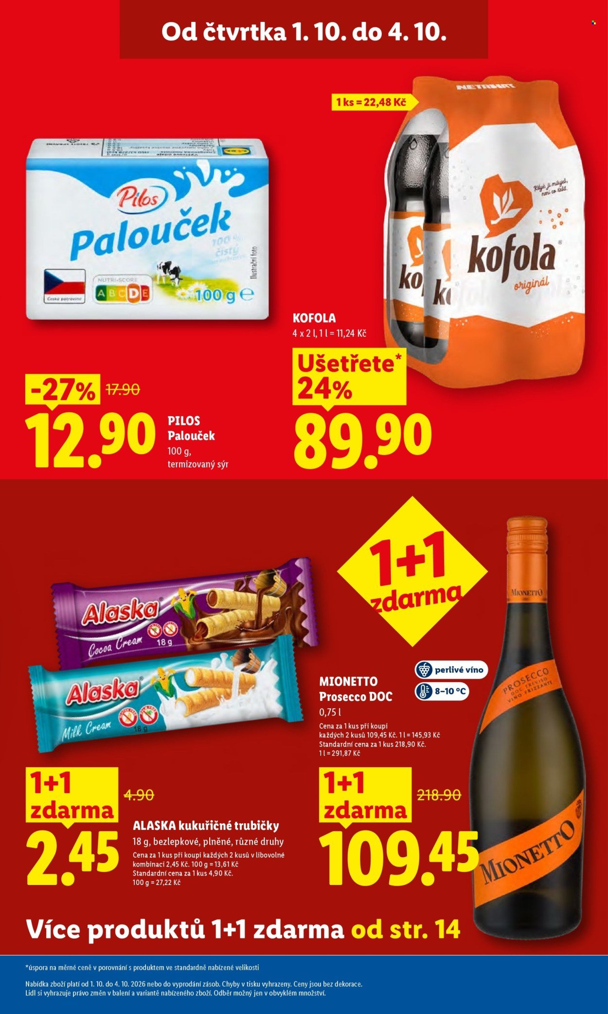 LIDL leták - Od čtvrtka 1.10.2026