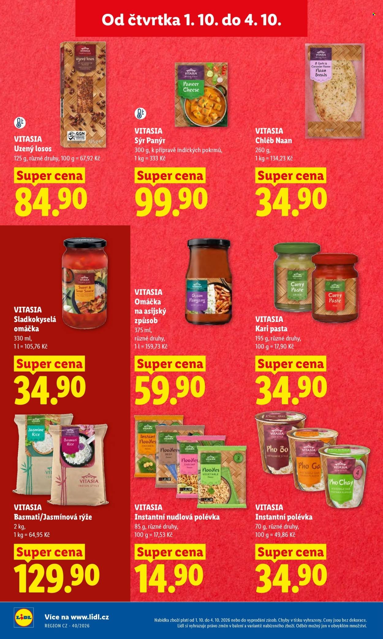 LIDL leták - Od čtvrtka 1.10.2026