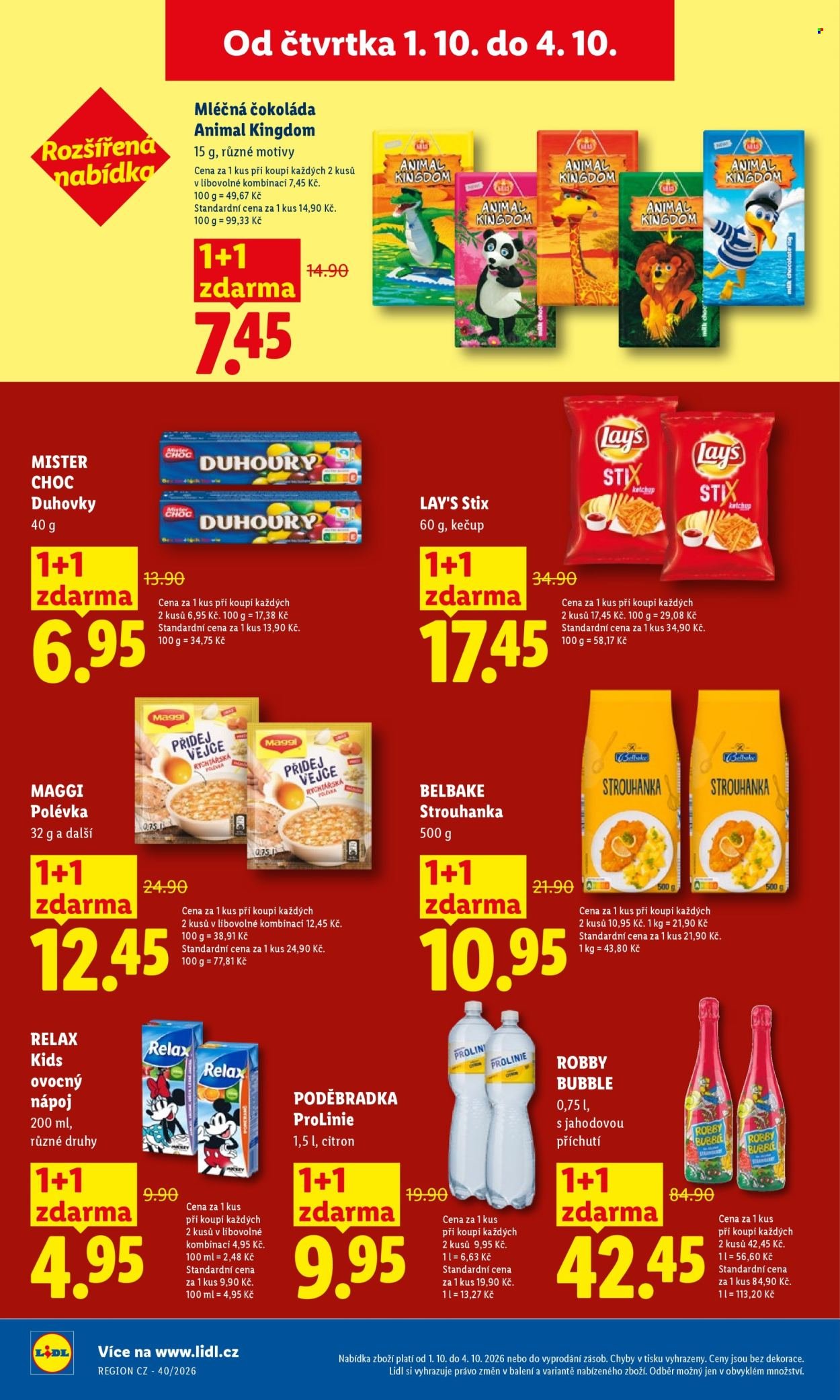 LIDL leták - Od čtvrtka 1.10.2026