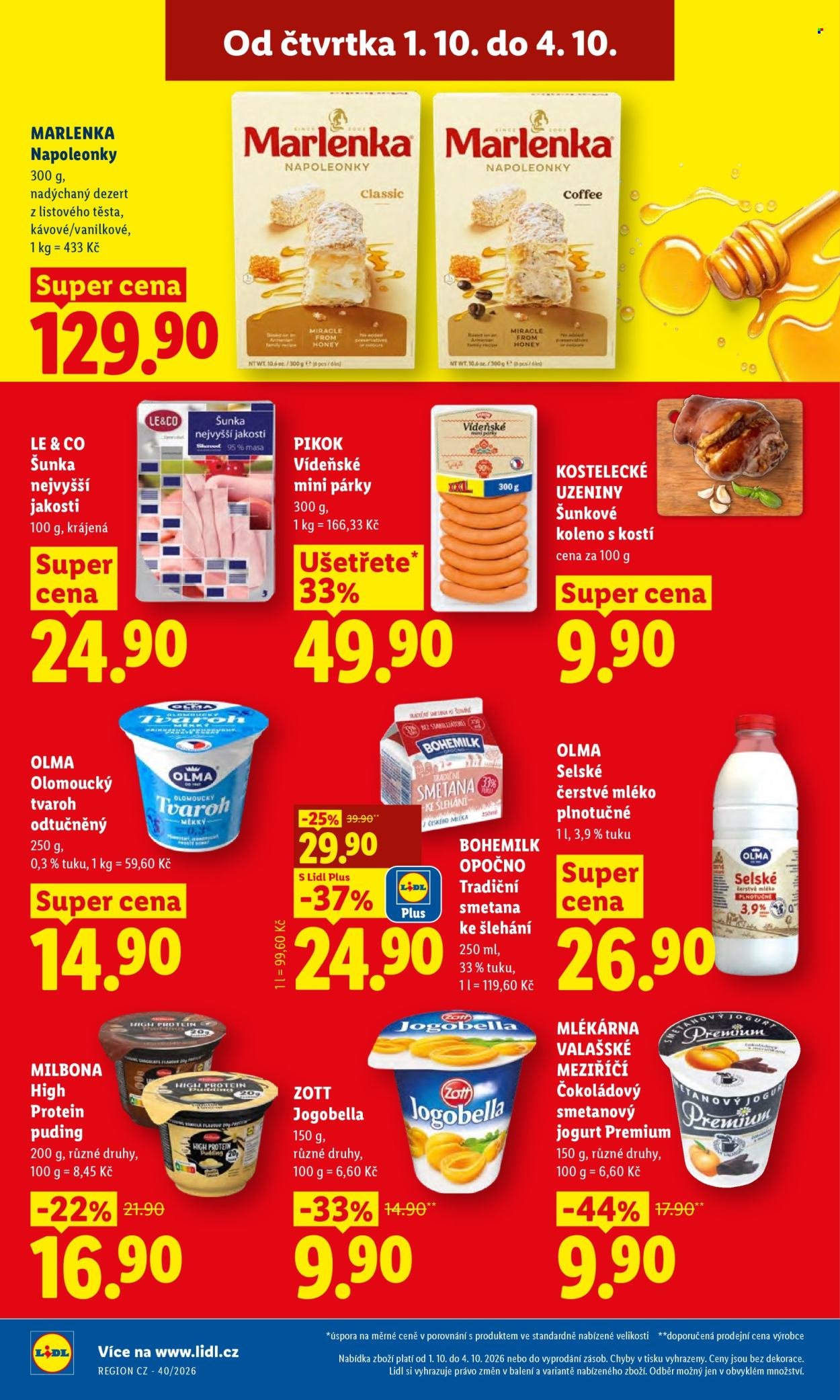 LIDL leták - Od čtvrtka 1.10.2026