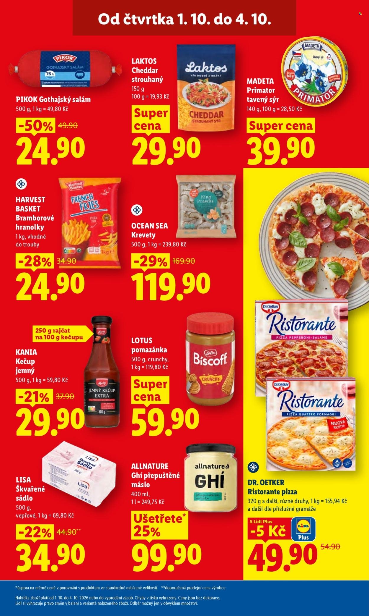 LIDL leták - Od čtvrtka 1.10.2026