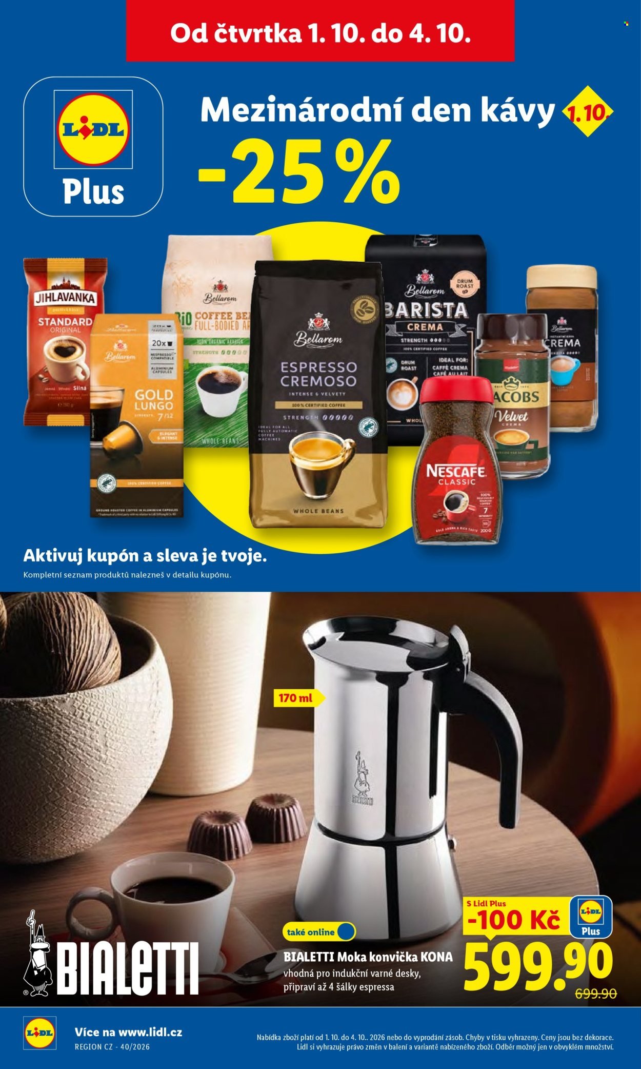 LIDL leták - Od čtvrtka 1.10.2026