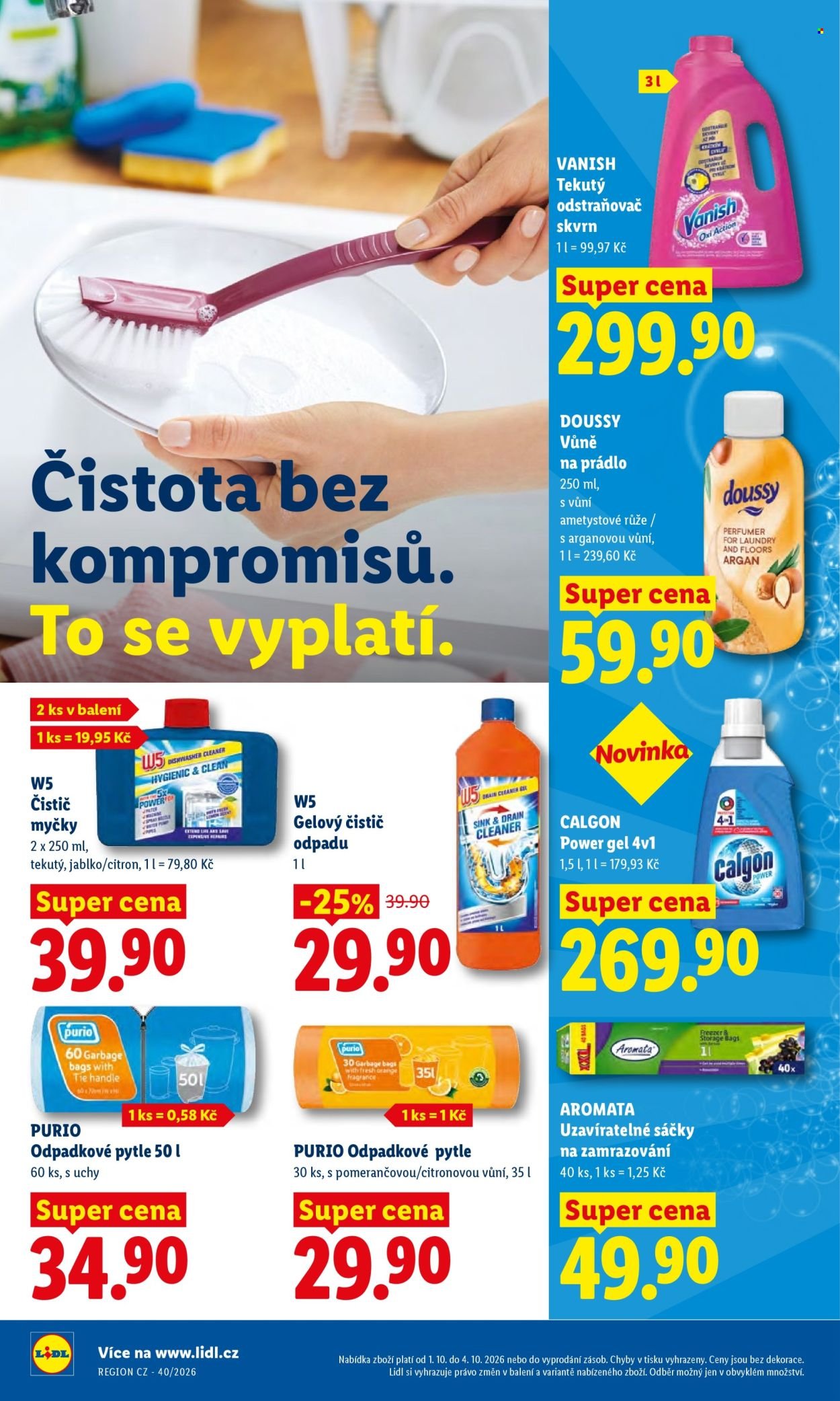 LIDL leták - Od čtvrtka 1.10.2026