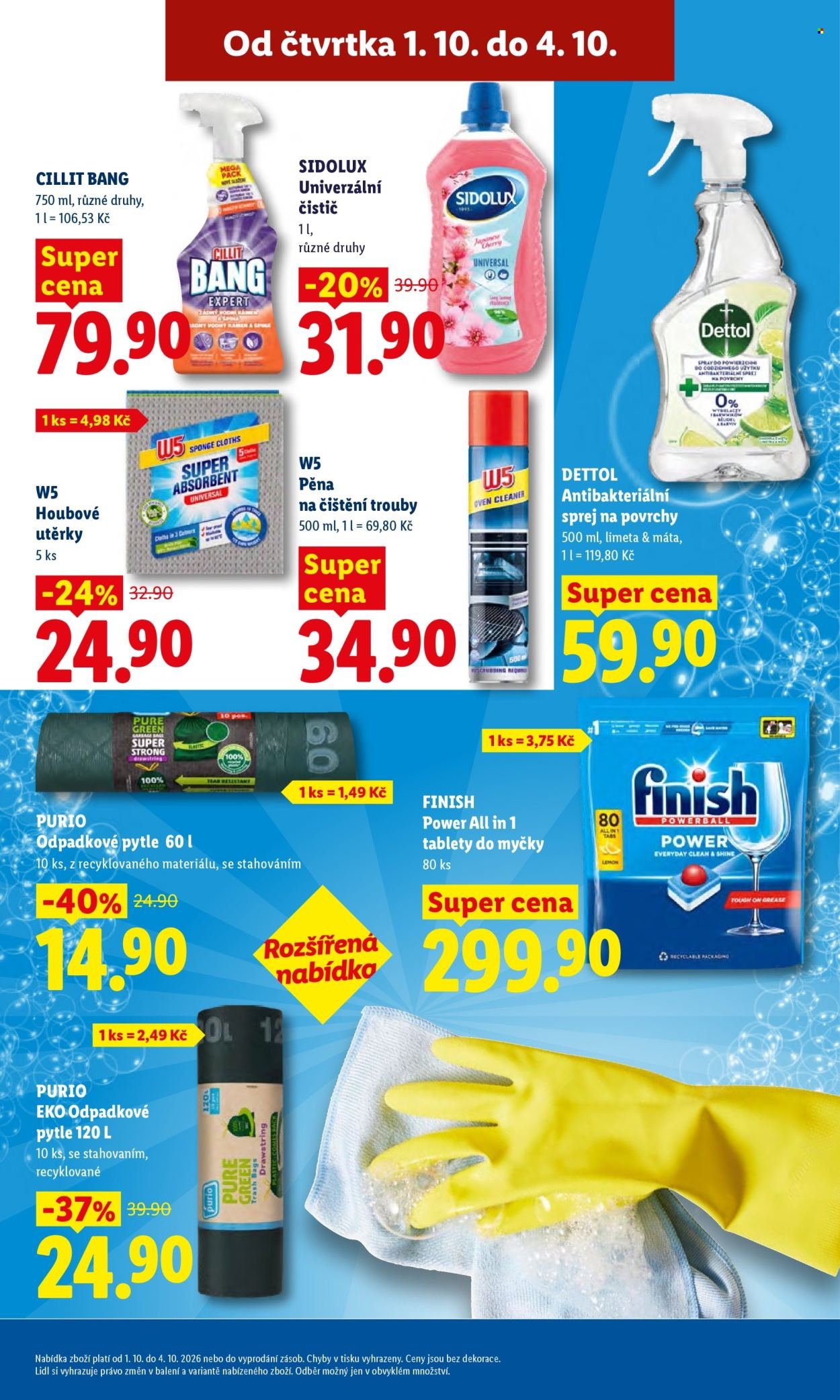 LIDL leták - Od čtvrtka 1.10.2026