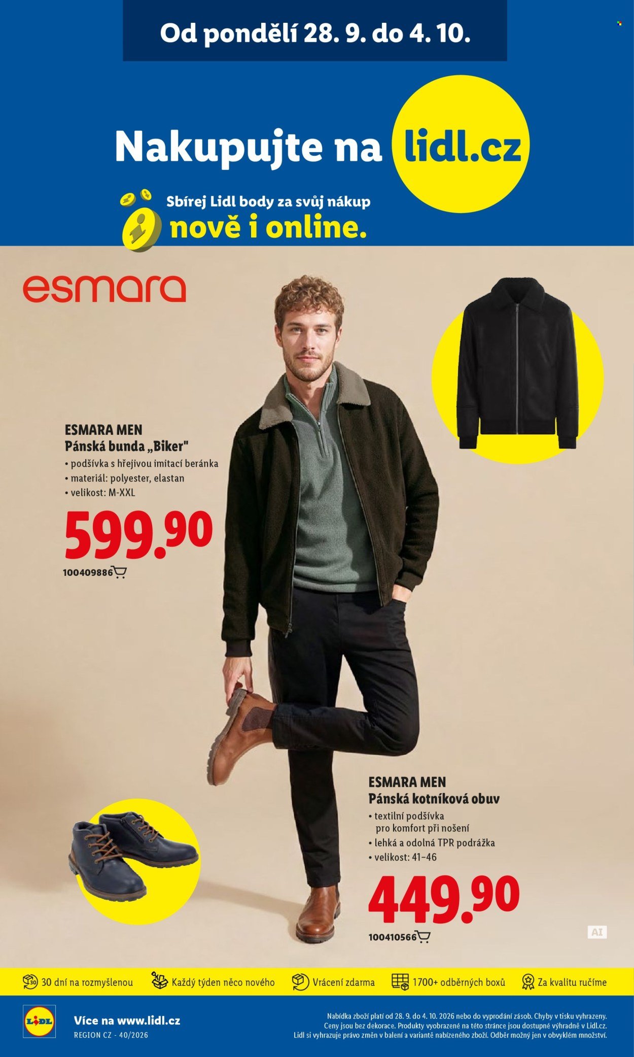 LIDL leták - Od čtvrtka 1.10.2026