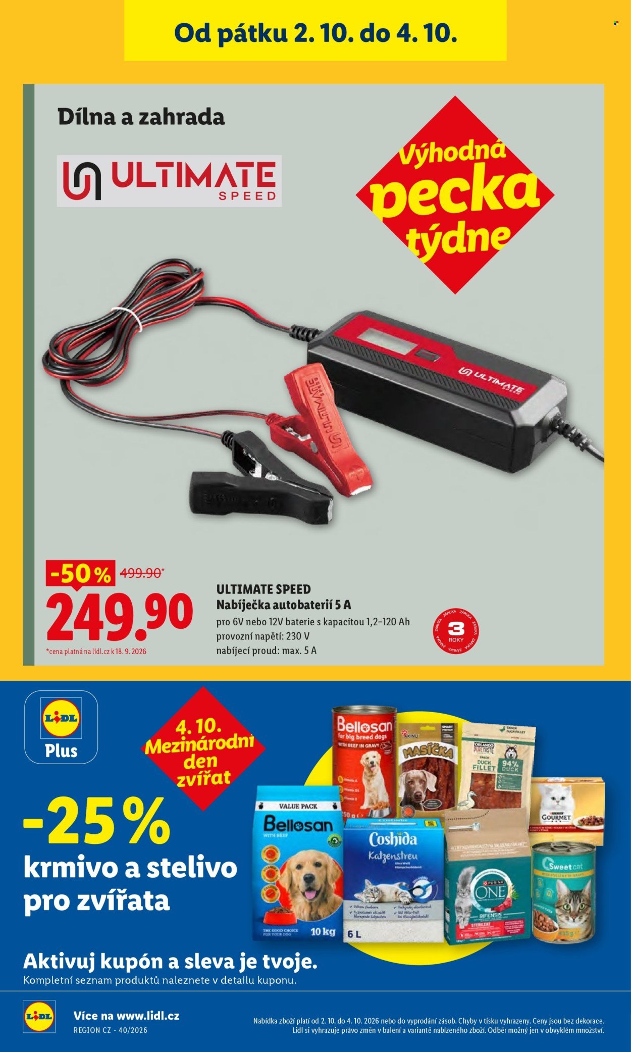 LIDL leták - Od čtvrtka 1.10.2026