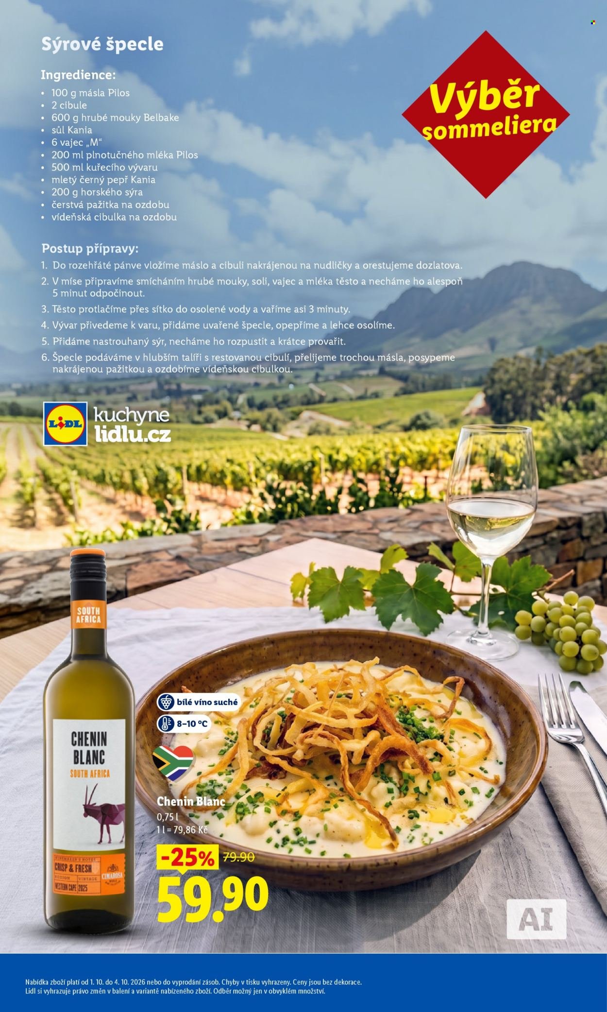 LIDL leták - Od čtvrtka 1.10.2026