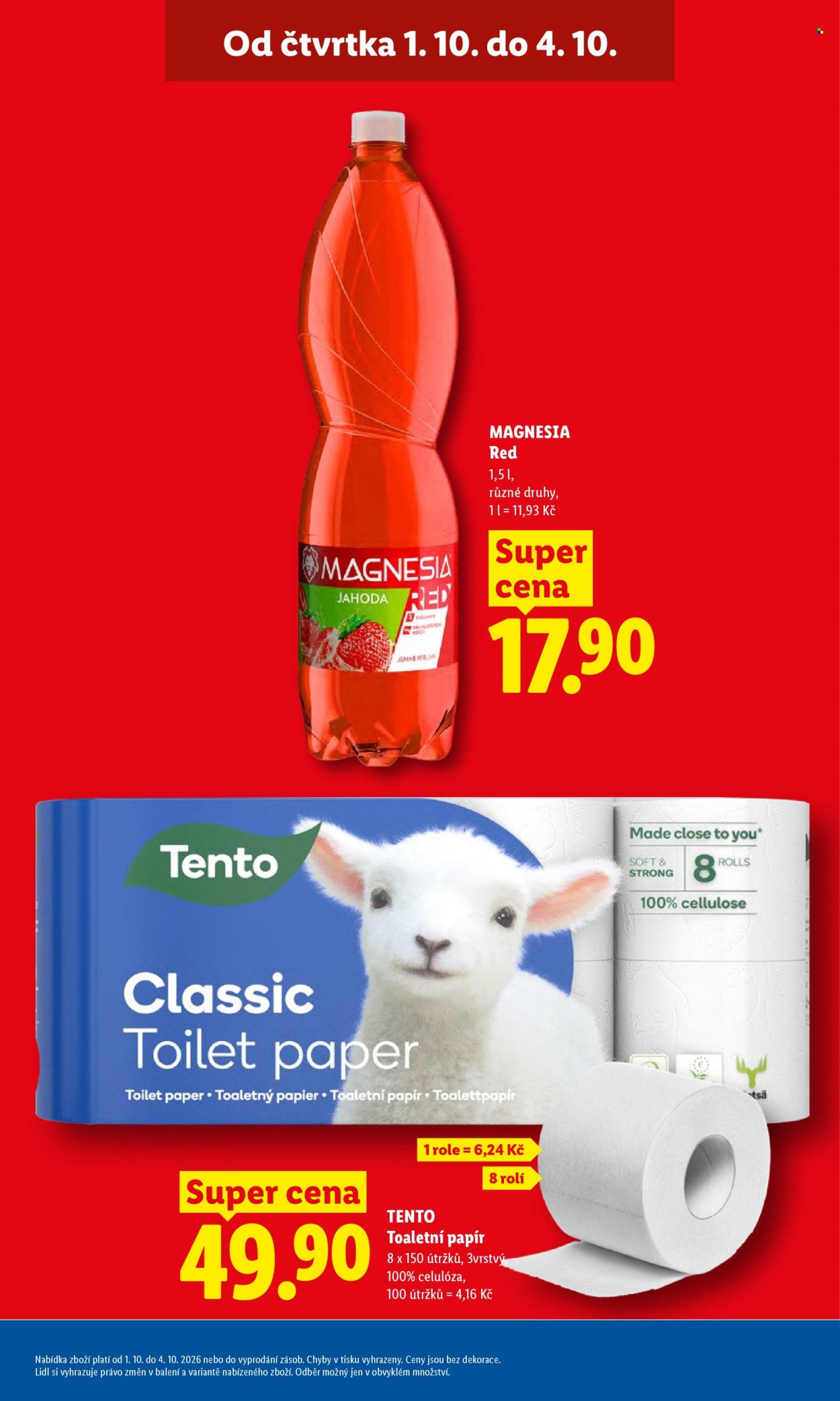 LIDL leták - Od čtvrtka 1.10.2026