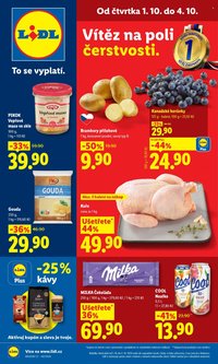 LIDL leták - Od čtvrtka 1.10.2026