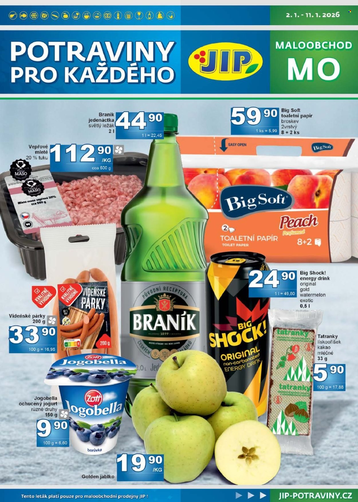 JIP leták - Potraviny pro každého (2026-01-02 - 2026-01-11)