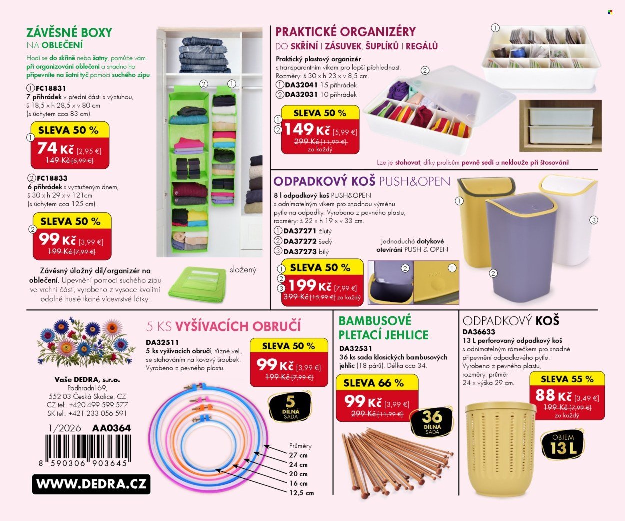 DEDRA leták - Doprodej (2026-01-01 - 2026-01-31)