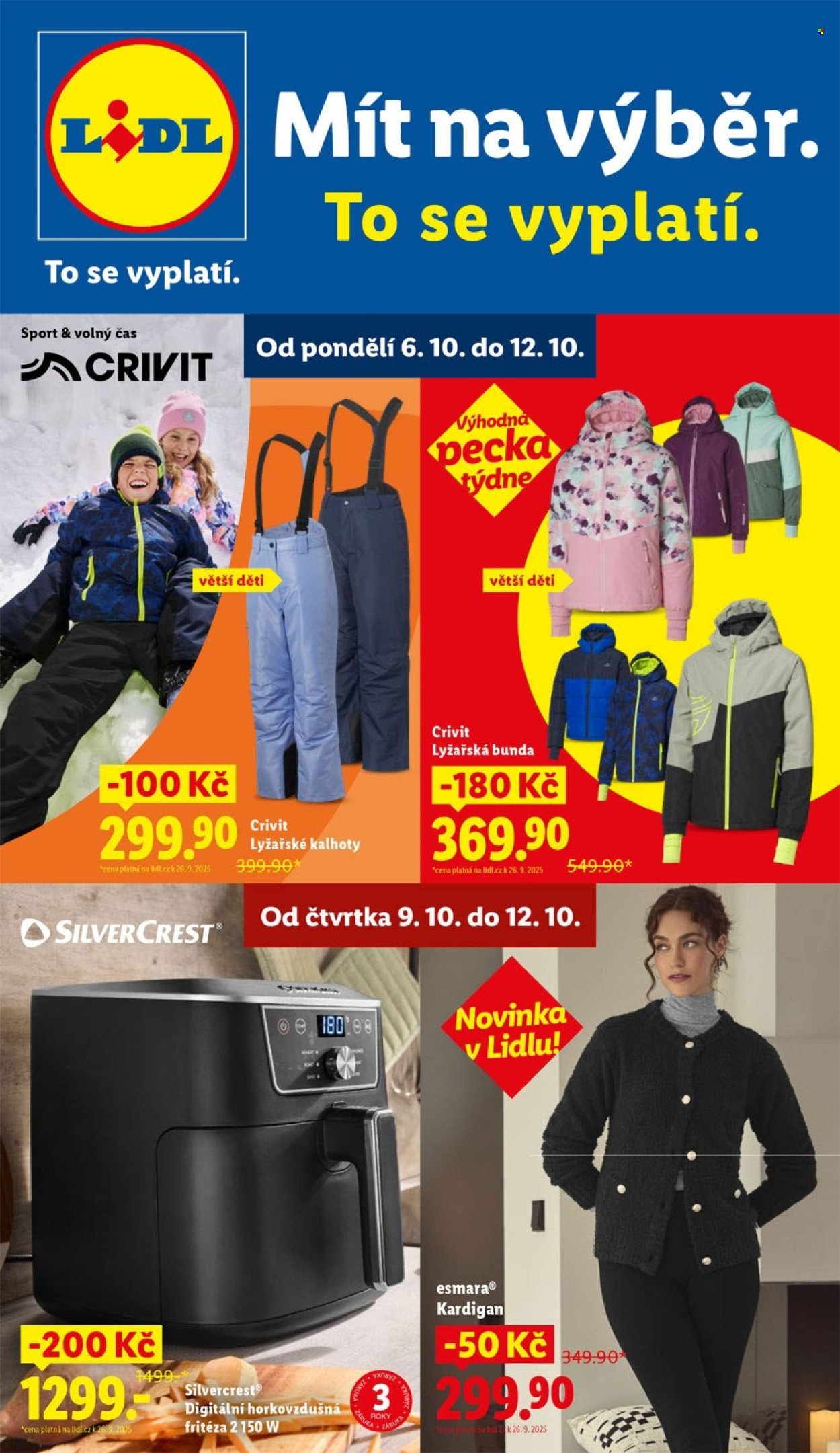 LIDL leták - Spotřební zboží (2025-10-06 - 2025-10-12)