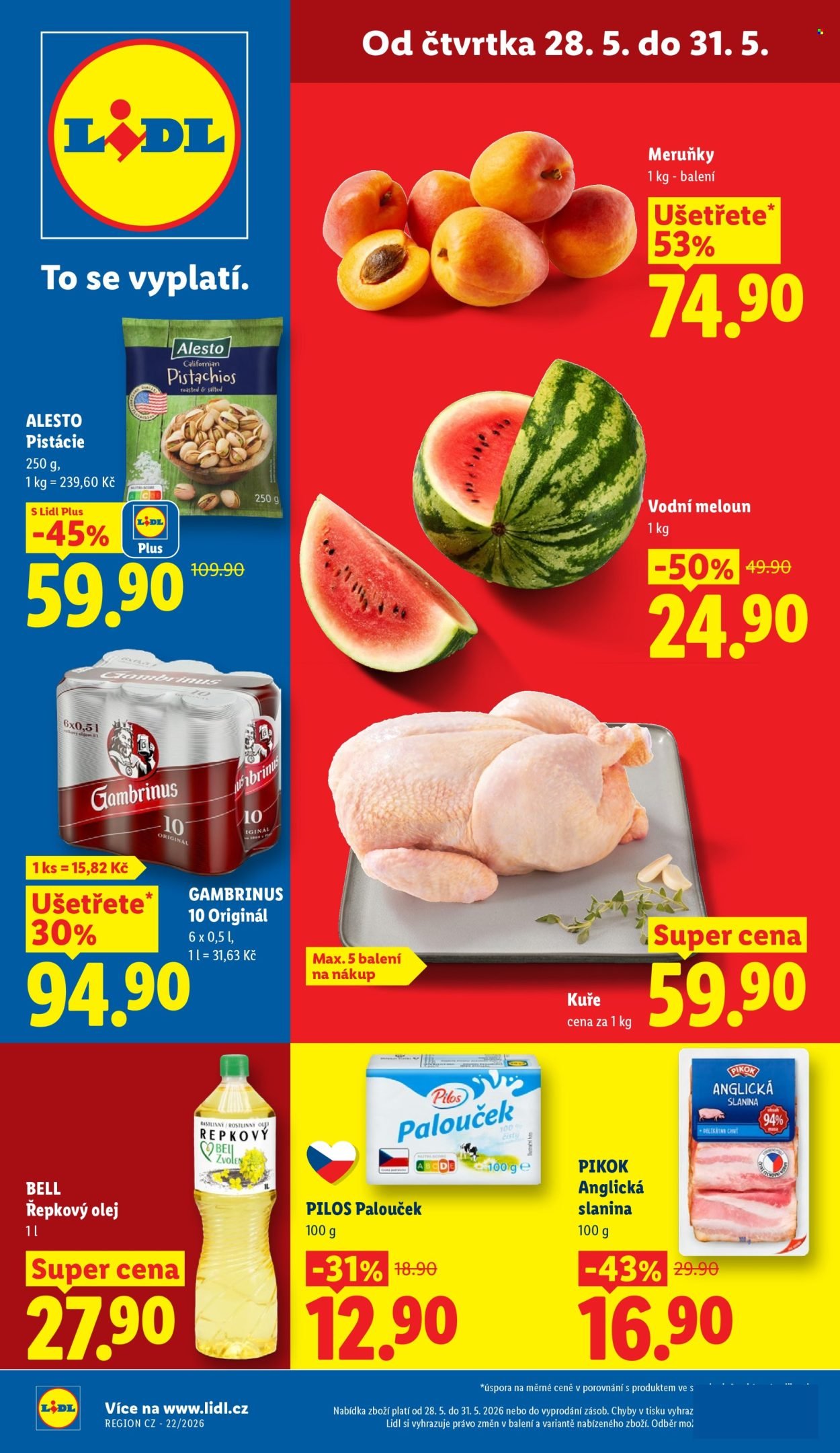 LIDL leták - Od čtvrtka 28.5.2026 (2026-05-28 - 2026-05-31)