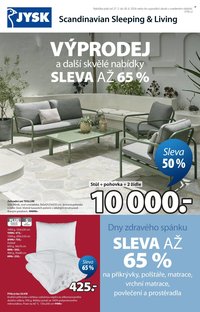 JYSK leták - Výprodej a další skvělé nabídky