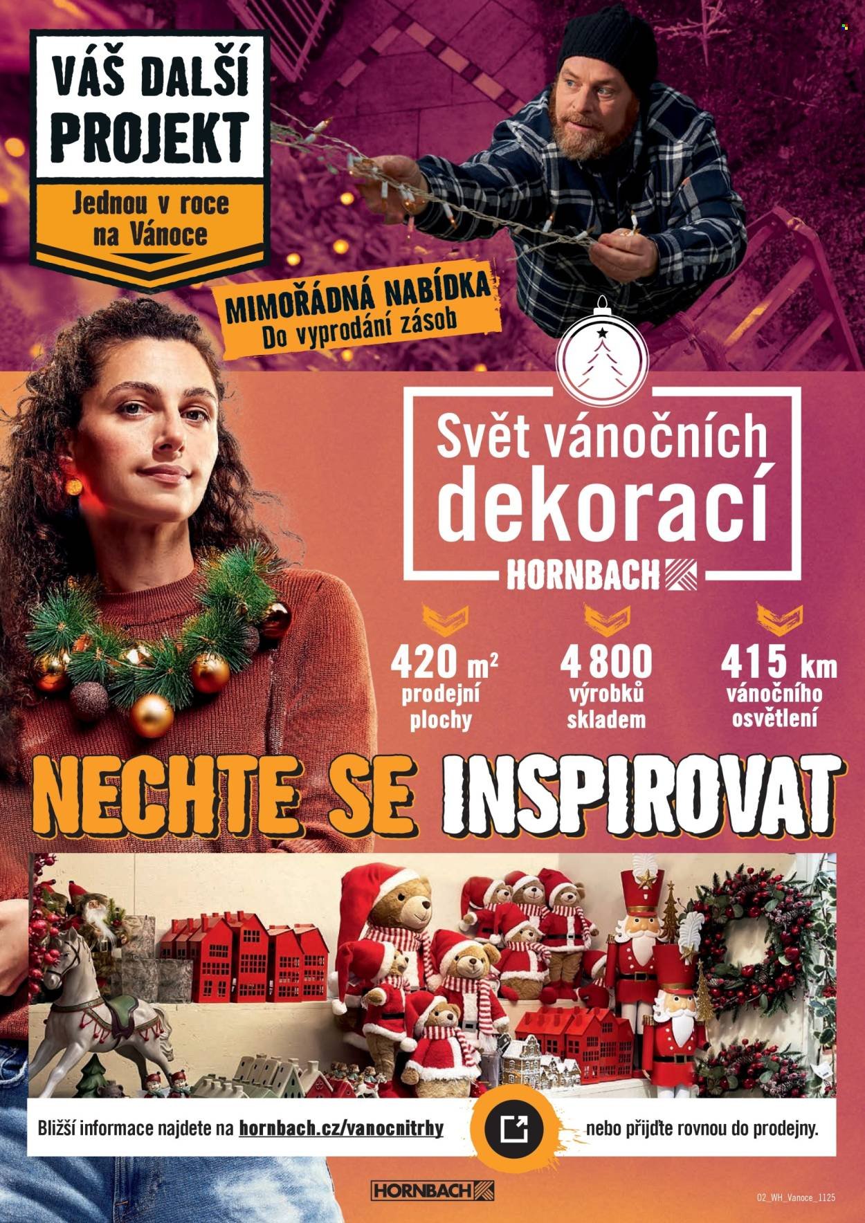 HORNBACH leták - Váš další projekt - Vánoční dekorace (2025-10-29 - 2025-11-12)