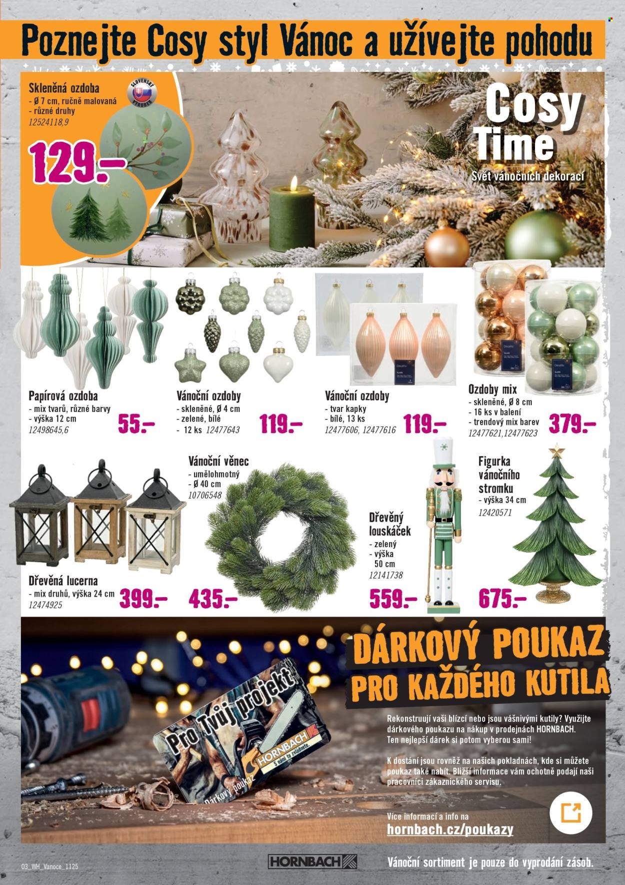 HORNBACH leták - Váš další projekt - Vánoční dekorace (2025-10-29 - 2025-11-12)