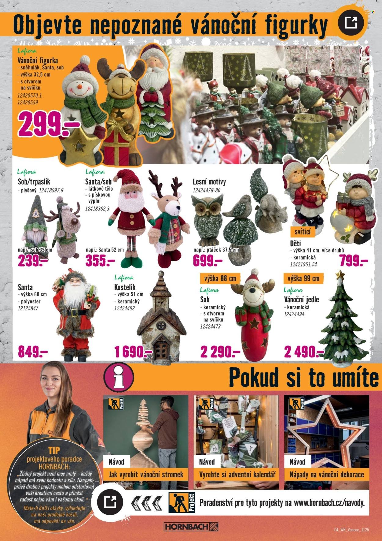 HORNBACH leták - Váš další projekt - Vánoční dekorace (2025-10-29 - 2025-11-12)