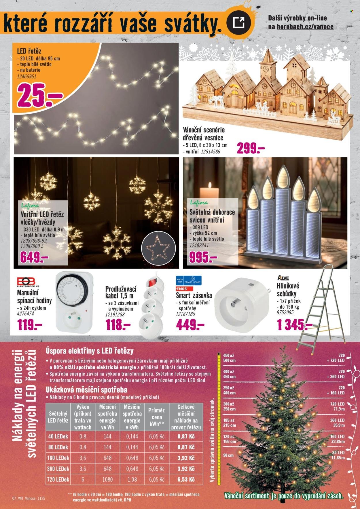 HORNBACH leták - Váš další projekt - Vánoční dekorace (2025-10-29 - 2025-11-12)