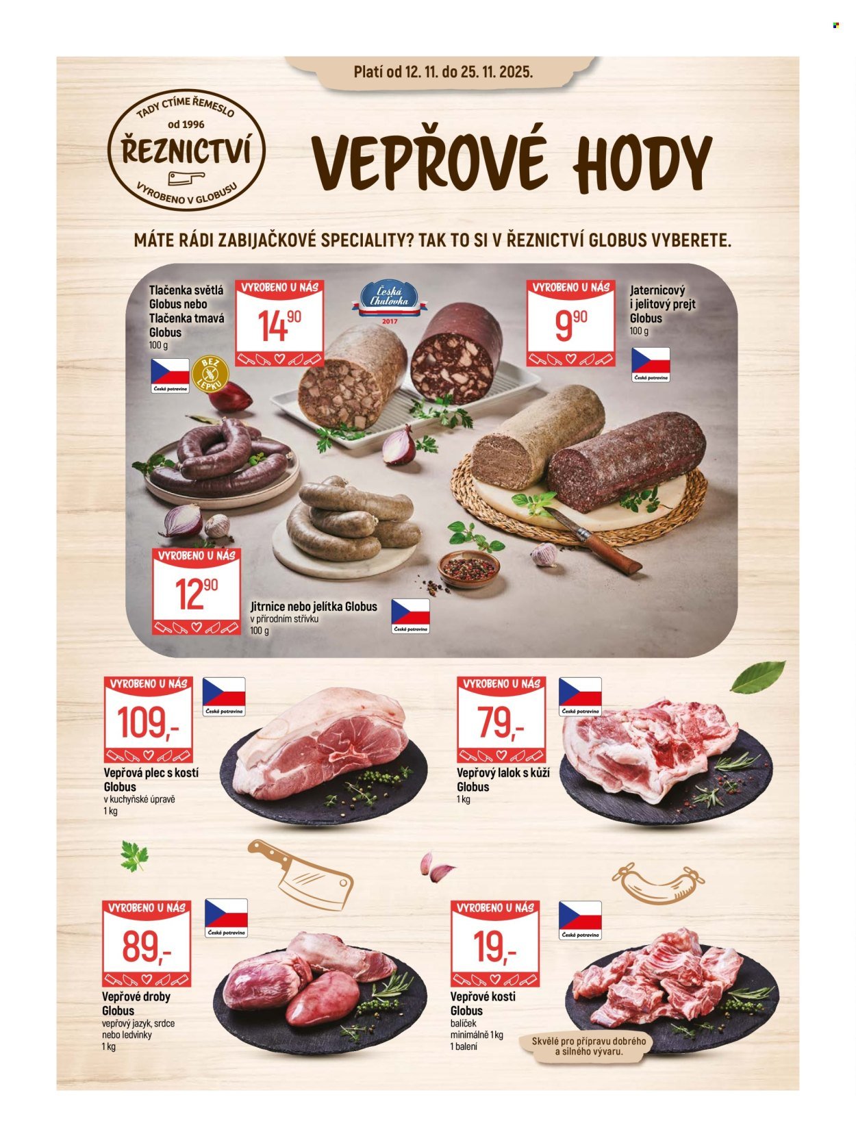 GLOBUS leták - Od středy 12.11.2025 (2025-11-12 - 2025-11-25)
