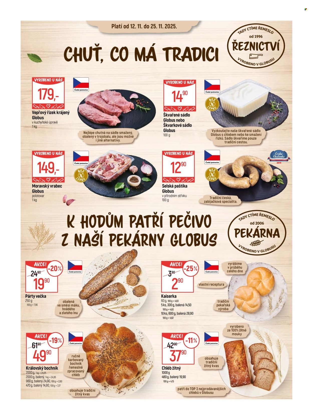 GLOBUS leták - Od středy 12.11.2025 (2025-11-12 - 2025-11-25)