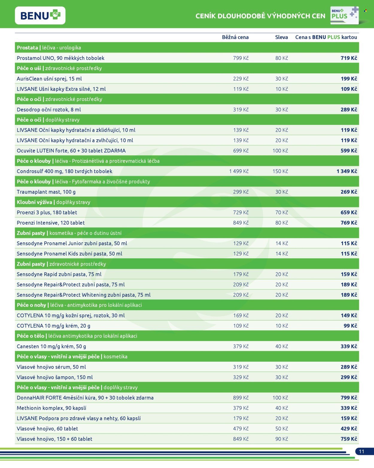 BENU LÉKÁRNA leták - Akční leták (2025-10-01 - 2025-10-31)