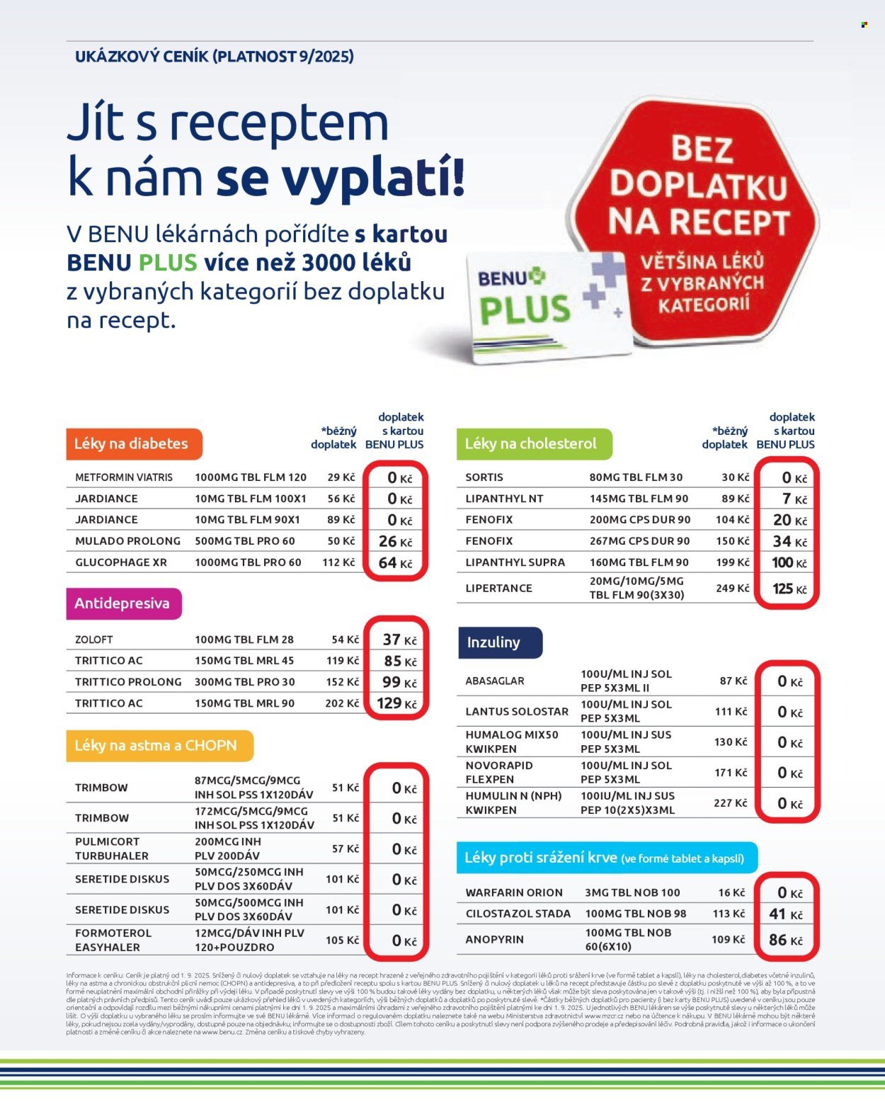 BENU LÉKÁRNA leták - Akční leták (2025-10-01 - 2025-10-31)