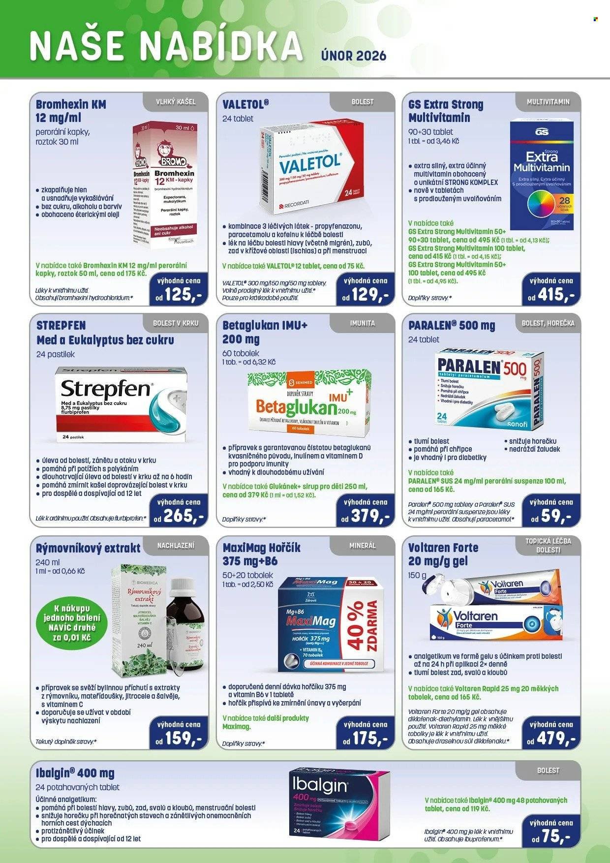 PHARMAPOINT leták - Naše nabídka (2026-02-01 - 2026-02-28)
