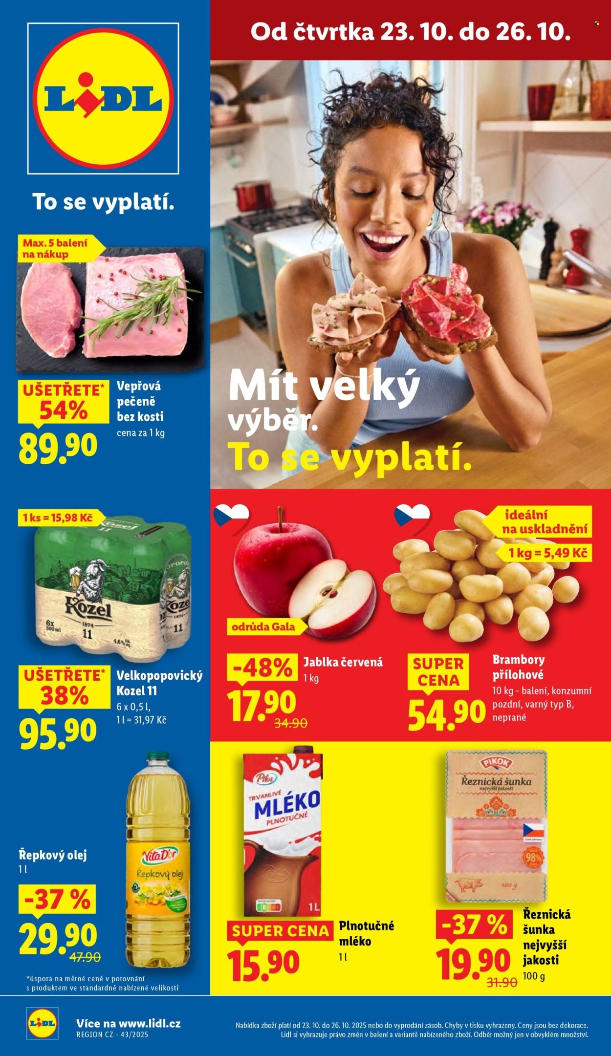 LIDL leták - Od čtvrtka 23.10.2025 (2025-10-23 - 2025-10-26)