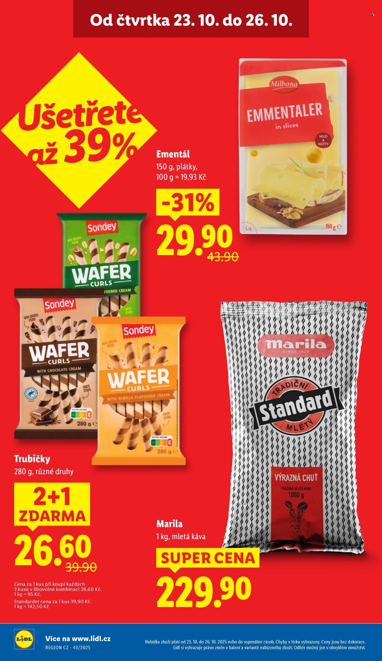 LIDL leták - Od čtvrtka 23.10.2025 (2025-10-23 - 2025-10-26)