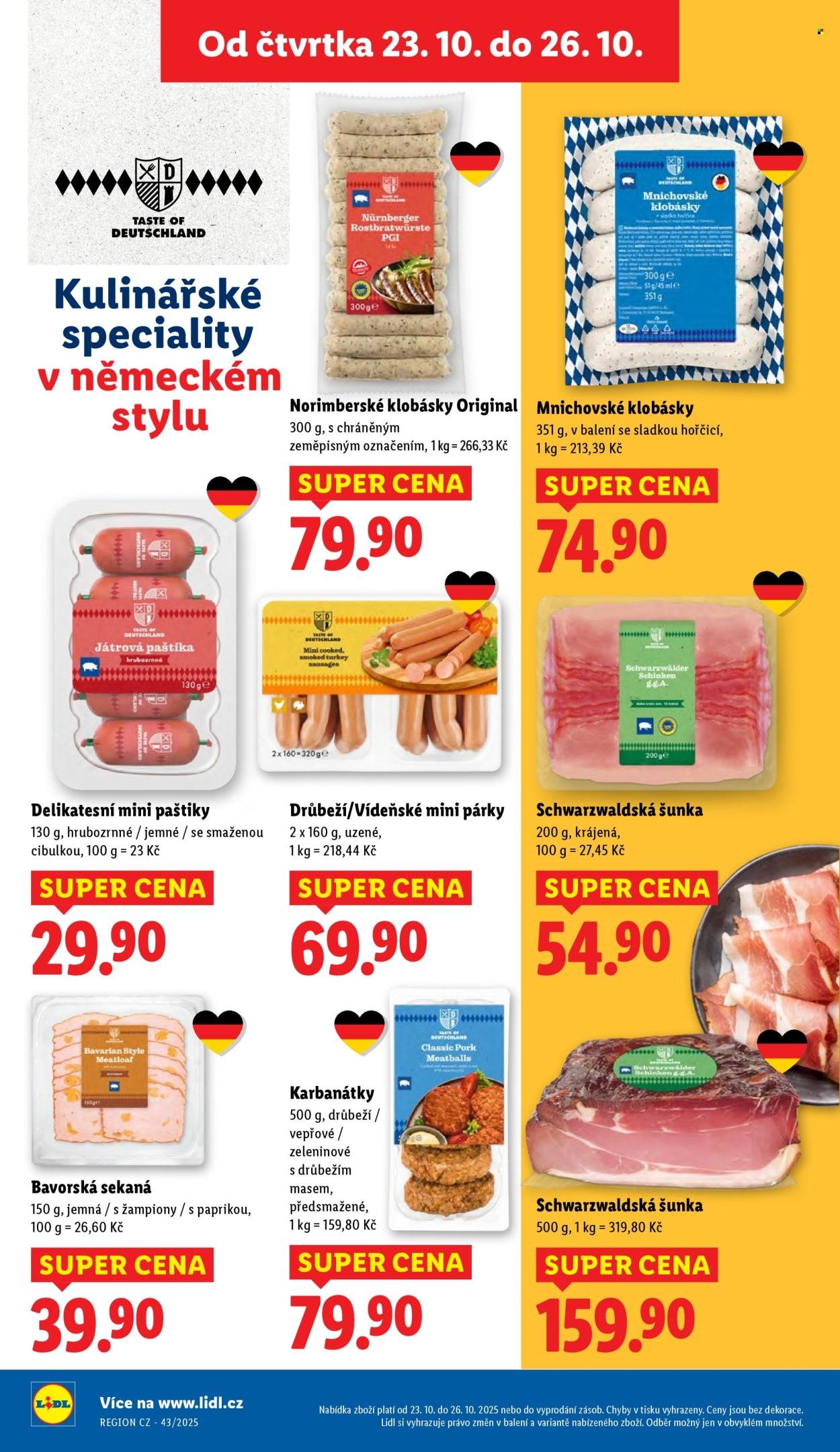 LIDL leták - Od čtvrtka 23.10.2025 (2025-10-23 - 2025-10-26)
