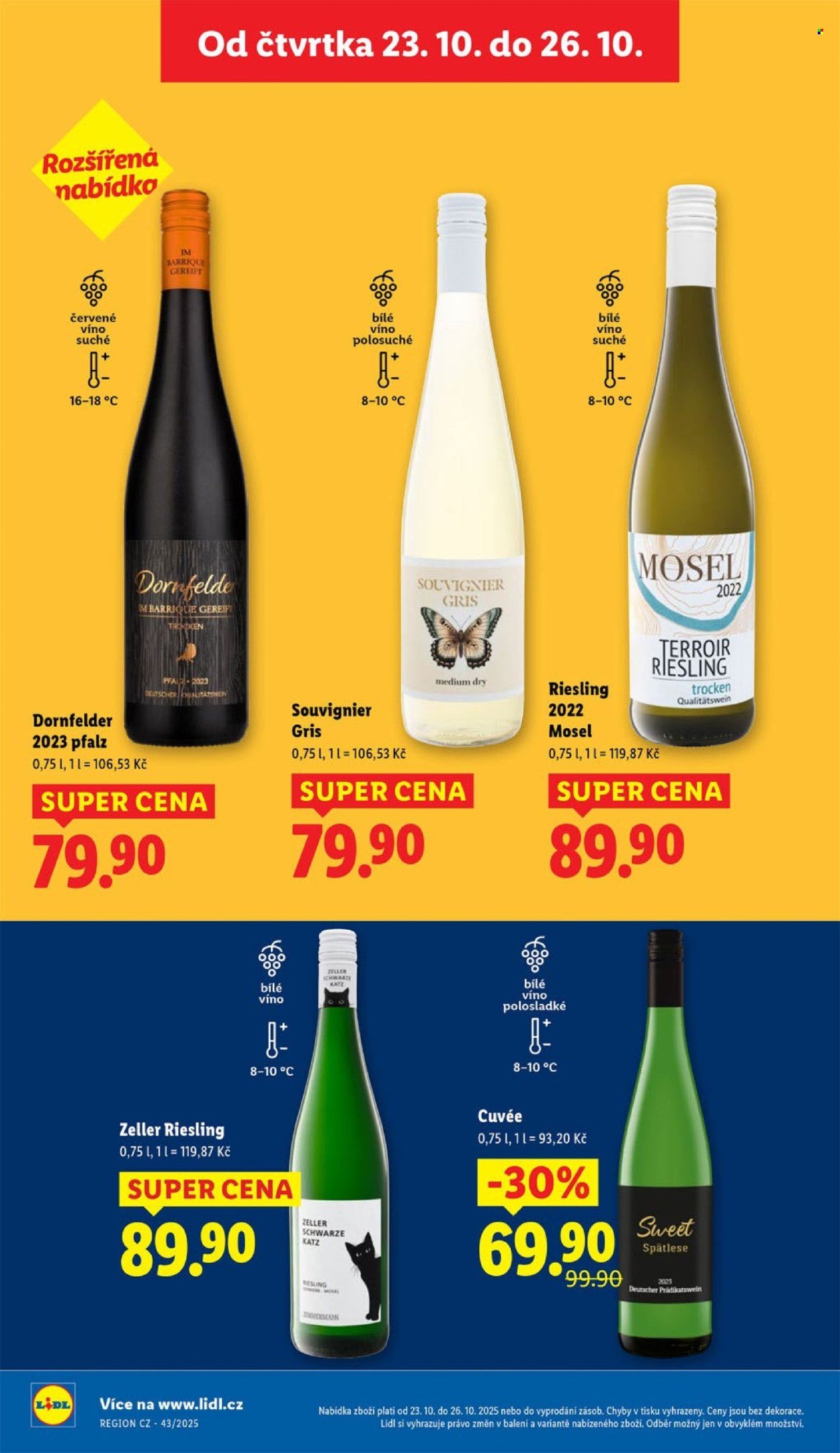 LIDL leták - Od čtvrtka 23.10.2025 (2025-10-23 - 2025-10-26)