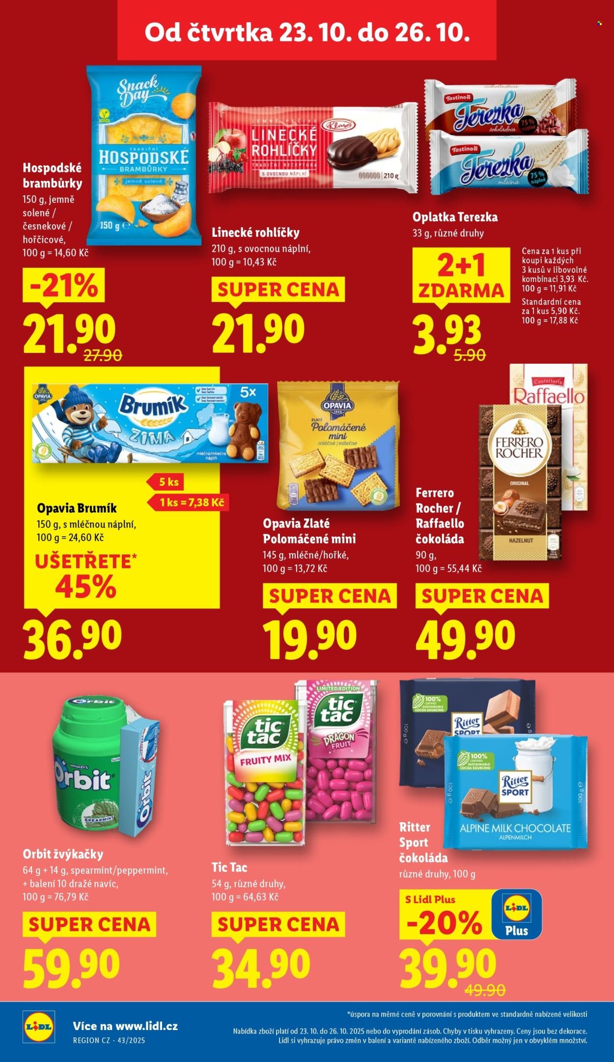 LIDL leták - Od čtvrtka 23.10.2025 (2025-10-23 - 2025-10-26)