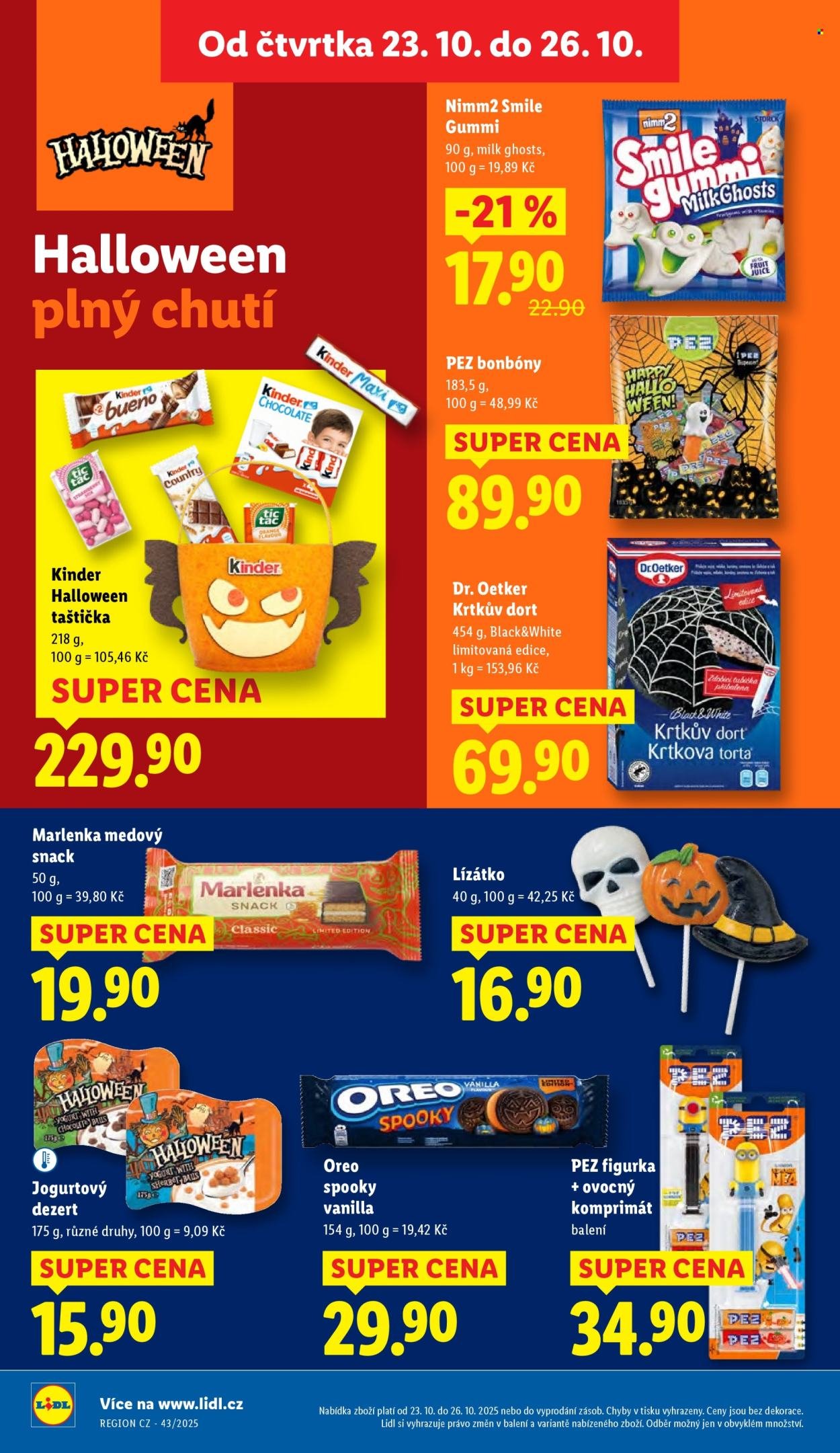 LIDL leták - Od čtvrtka 23.10.2025 (2025-10-23 - 2025-10-26)
