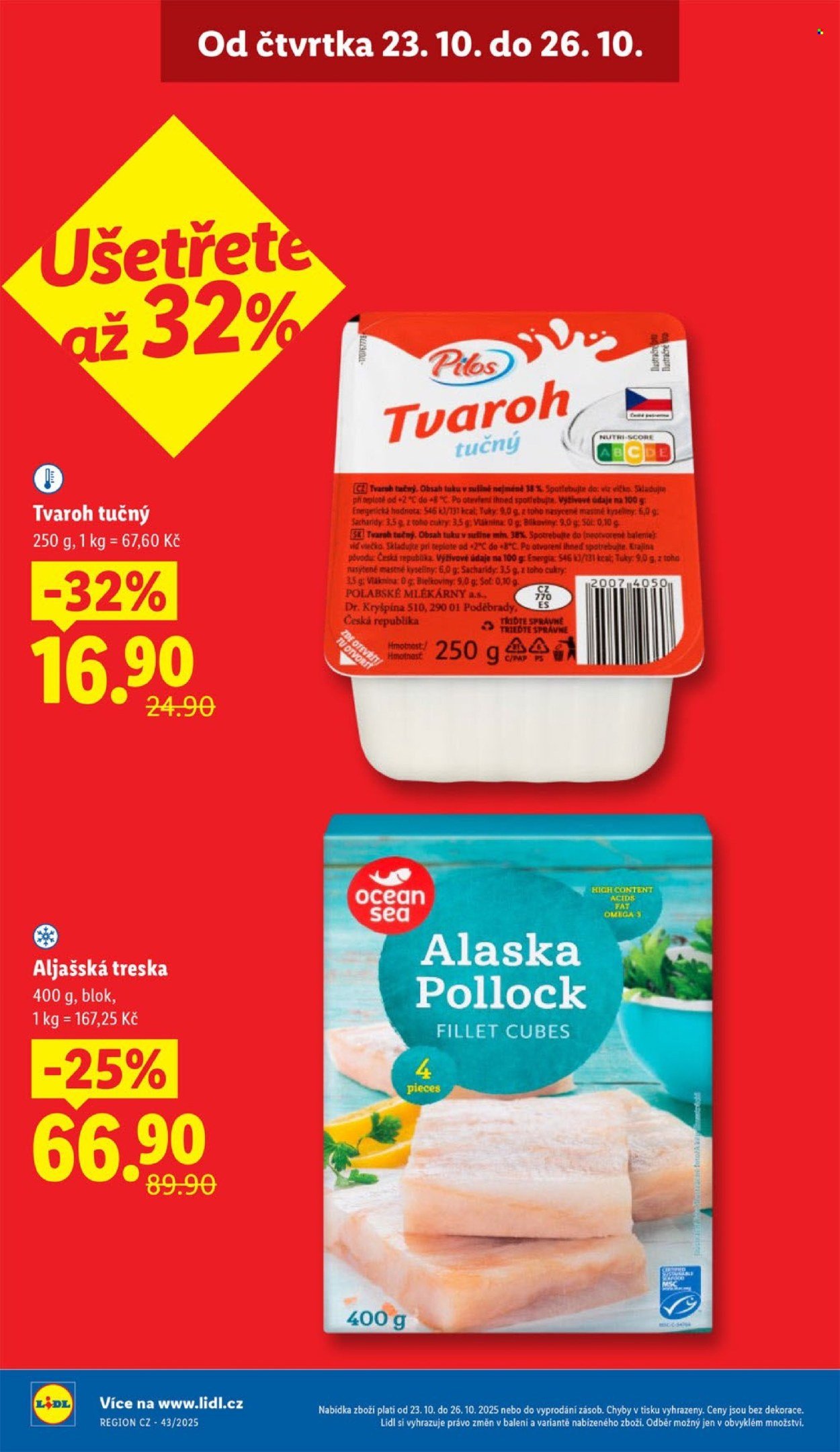 LIDL leták - Od čtvrtka 23.10.2025 (2025-10-23 - 2025-10-26)
