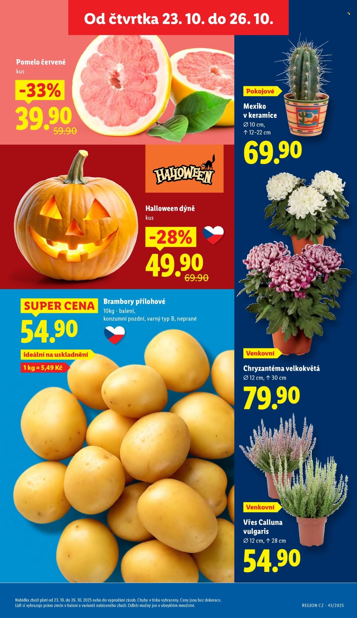 LIDL leták - Od čtvrtka 23.10.2025 (2025-10-23 - 2025-10-26)