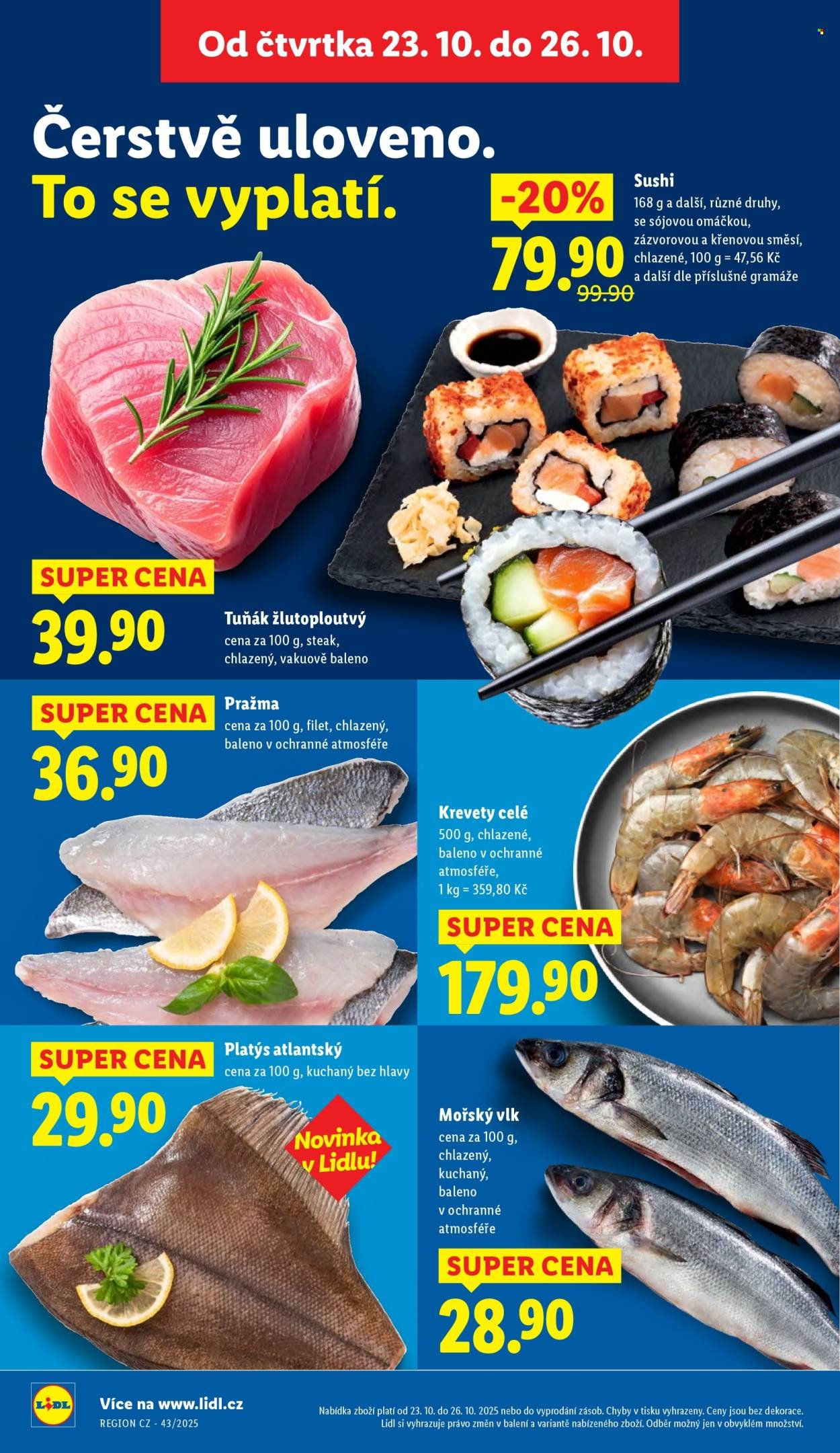LIDL leták - Od čtvrtka 23.10.2025 (2025-10-23 - 2025-10-26)