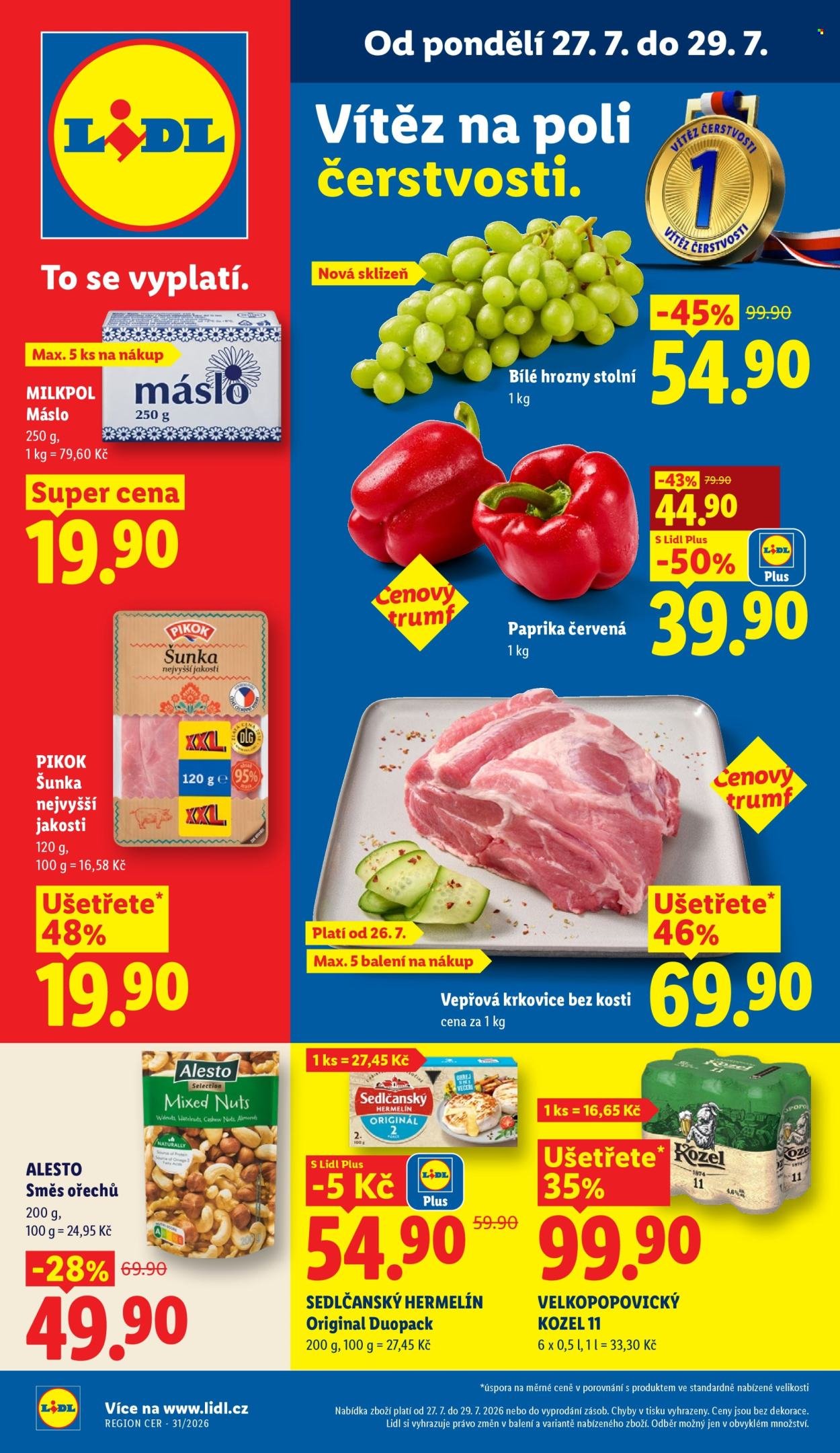 LIDL leták - Od pondělí 27.7.2026