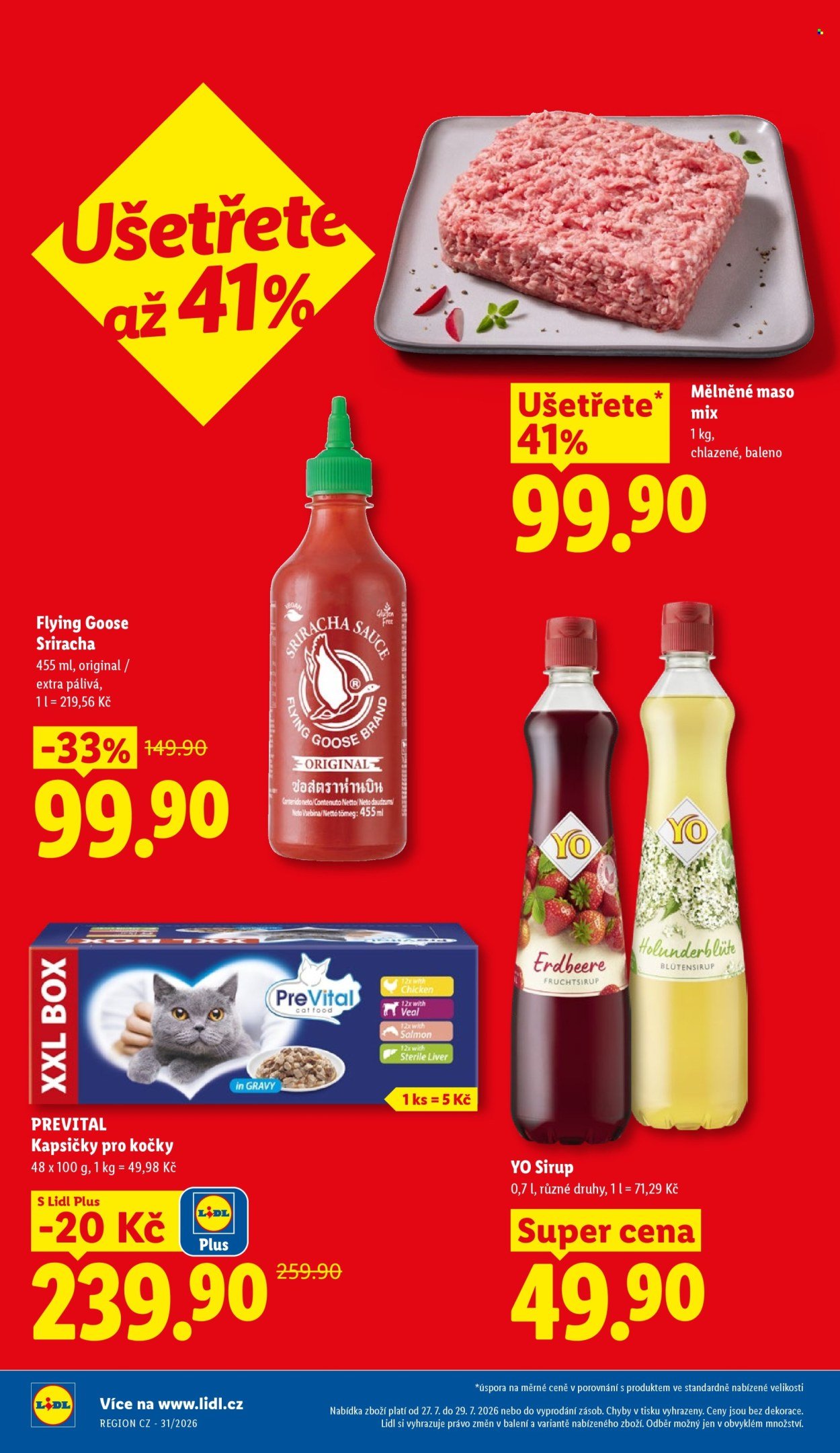 LIDL leták - Od pondělí 27.7.2026