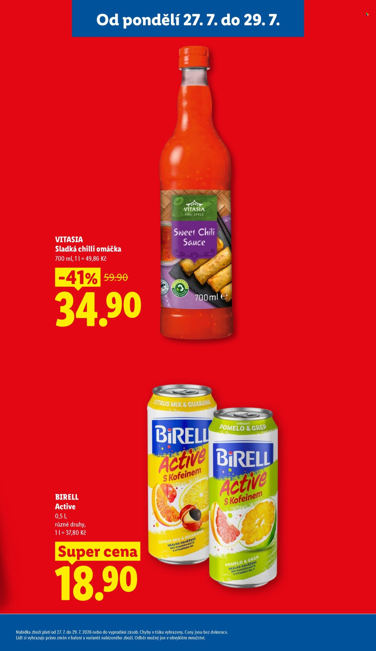 LIDL leták - Od pondělí 27.7.2026