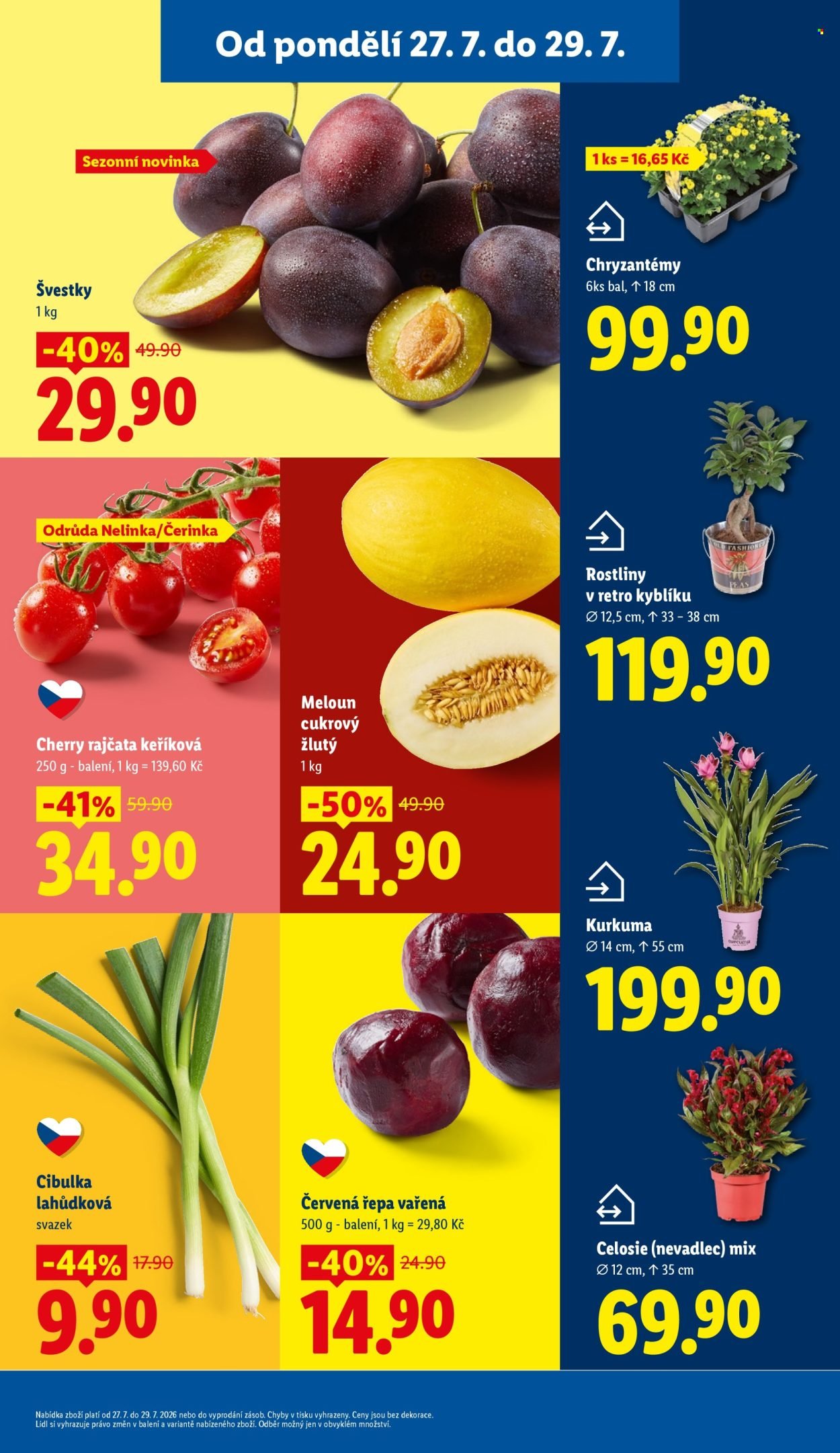 LIDL leták - Od pondělí 27.7.2026