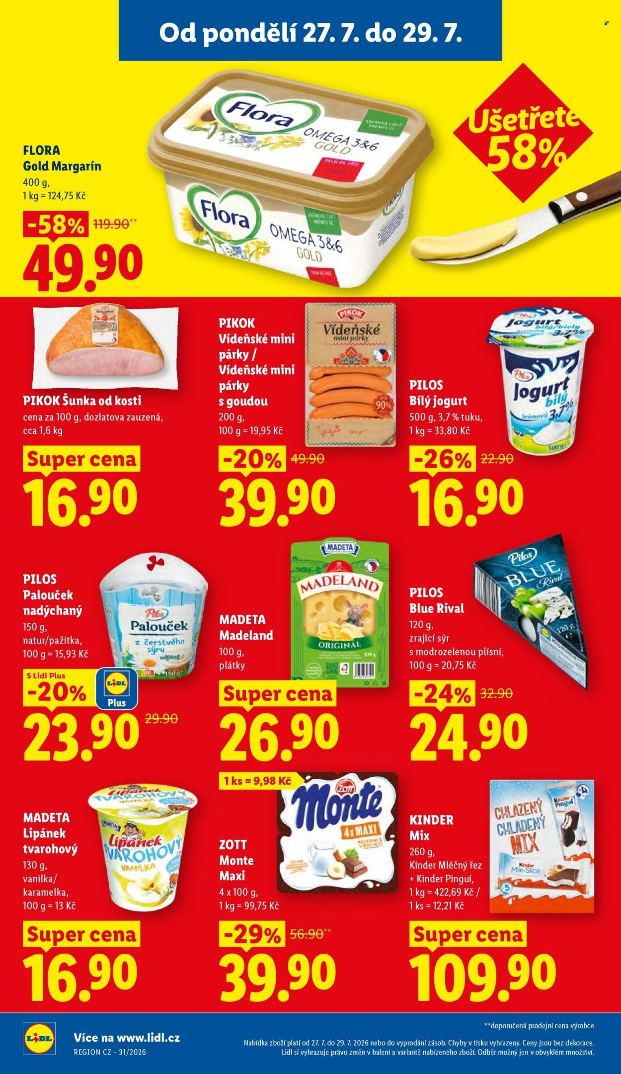 LIDL leták - Od pondělí 27.7.2026