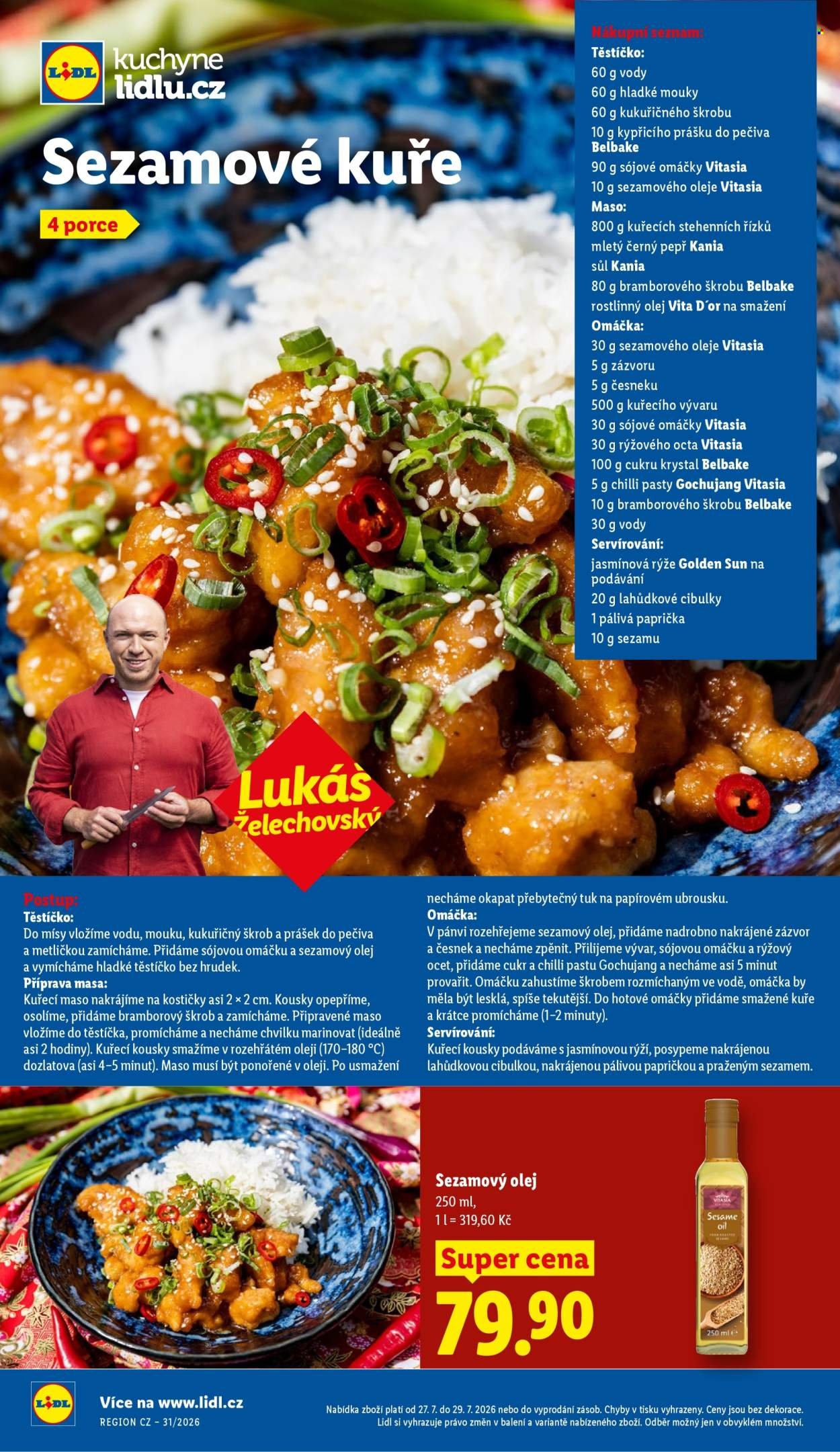 LIDL leták - Od pondělí 27.7.2026