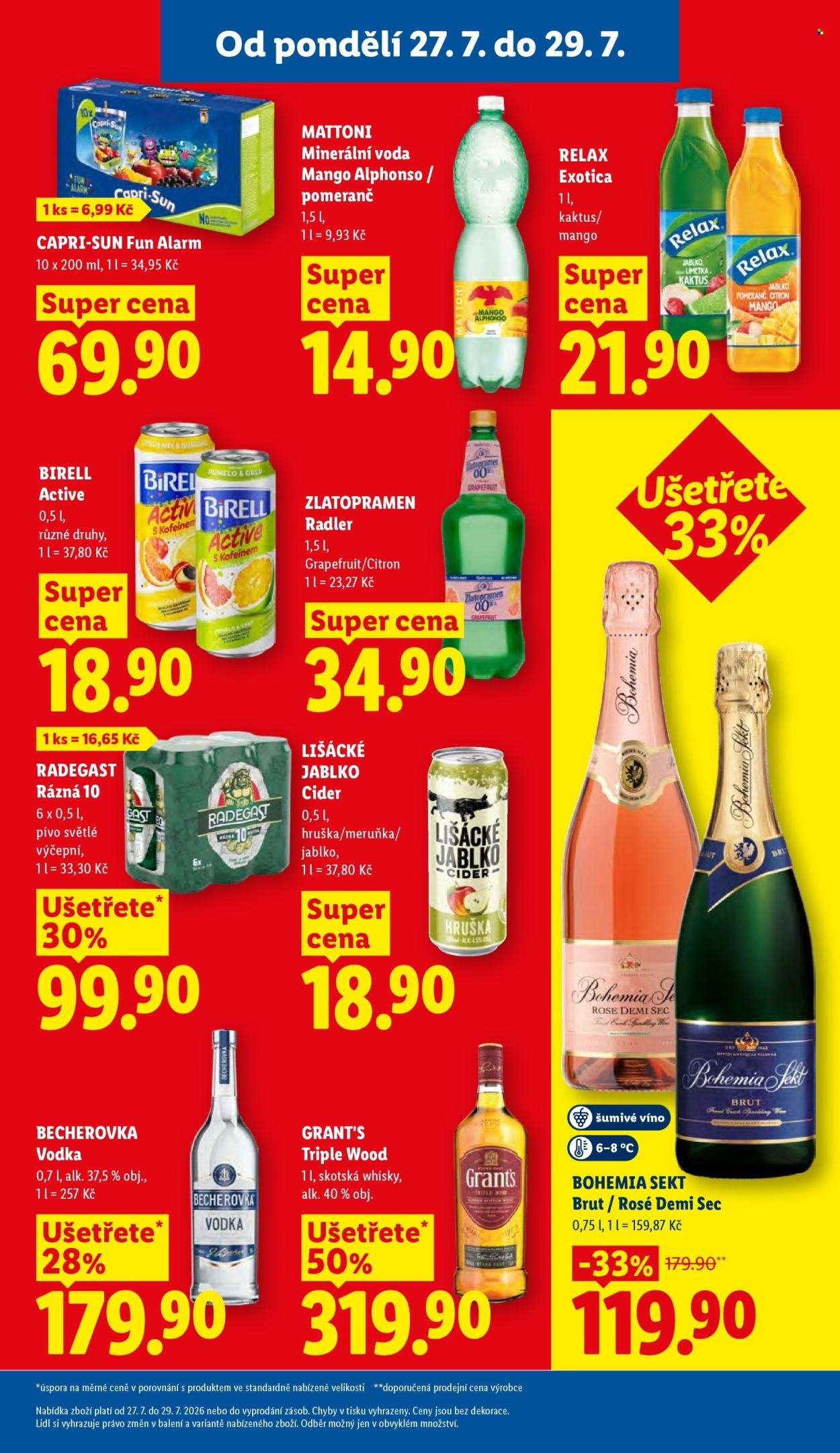 LIDL leták - Od pondělí 27.7.2026