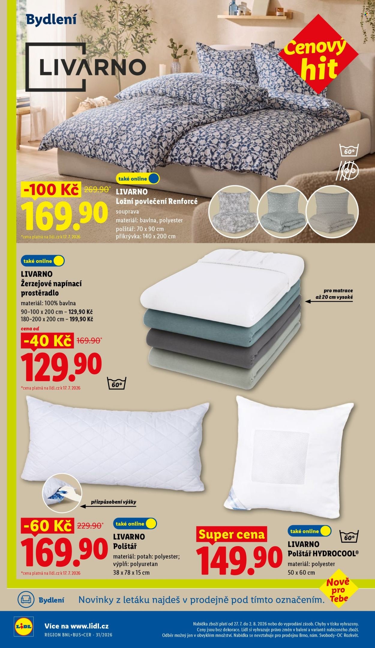 LIDL leták - Od pondělí 27.7.2026
