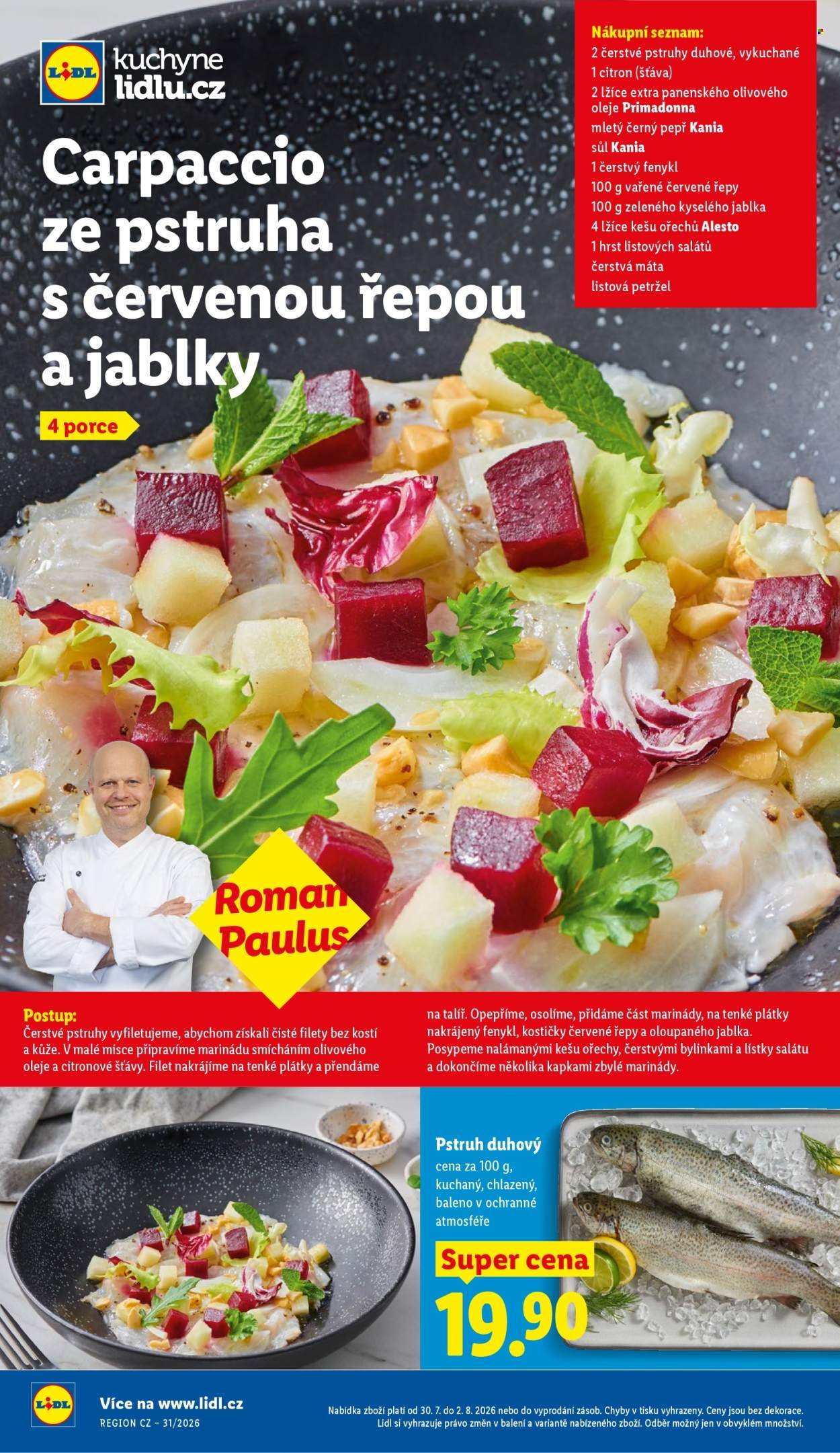 LIDL leták - Od pondělí 27.7.2026
