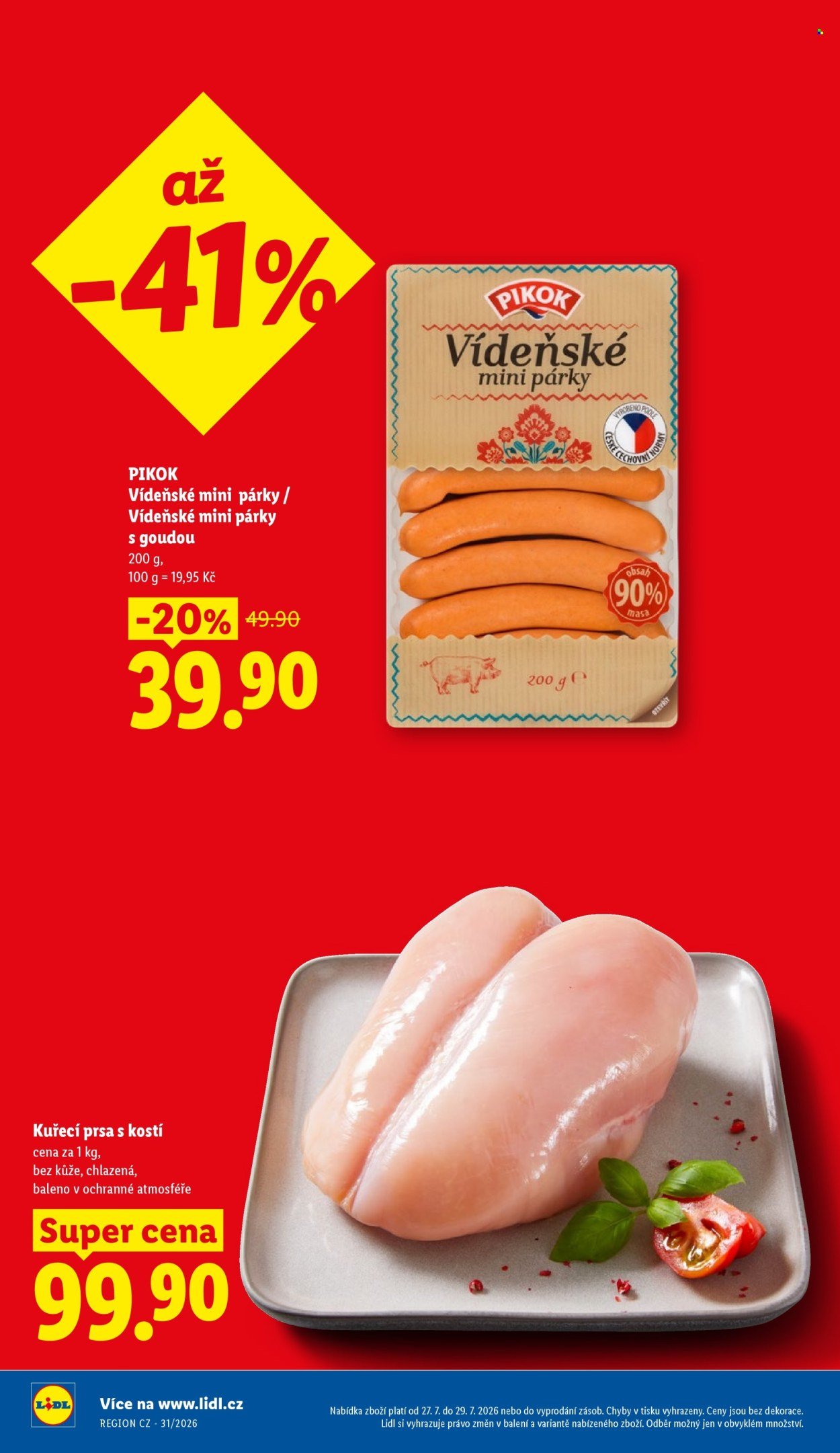 LIDL leták - Od pondělí 27.7.2026