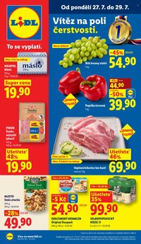 LIDL leták - Od pondělí 27.7.2026