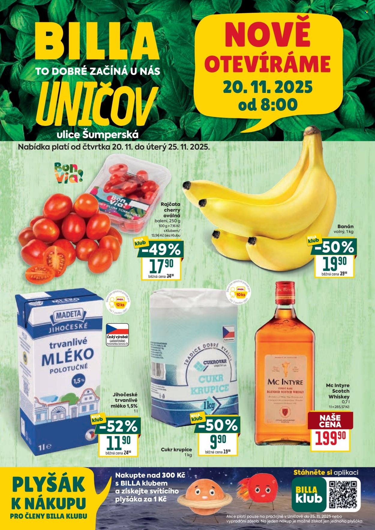 BILLA leták - Speciál: Uničov (2025-11-20 - 2025-11-25)