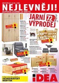 IDEA NÁBYTEK leták - Od středy 15.4.2026 (2026-04-15 - 2026-04-30)